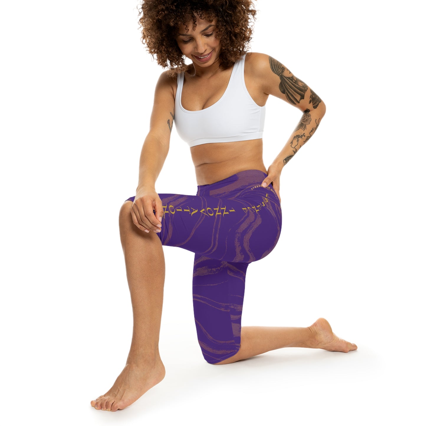 Seek More CLS XVI | Capri Leggings | EI Sports | Purple
