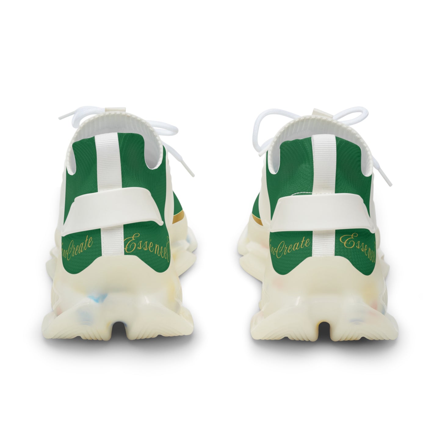 EssenceInnoCreate Green | Men’s White Trim Mesh Sneakers