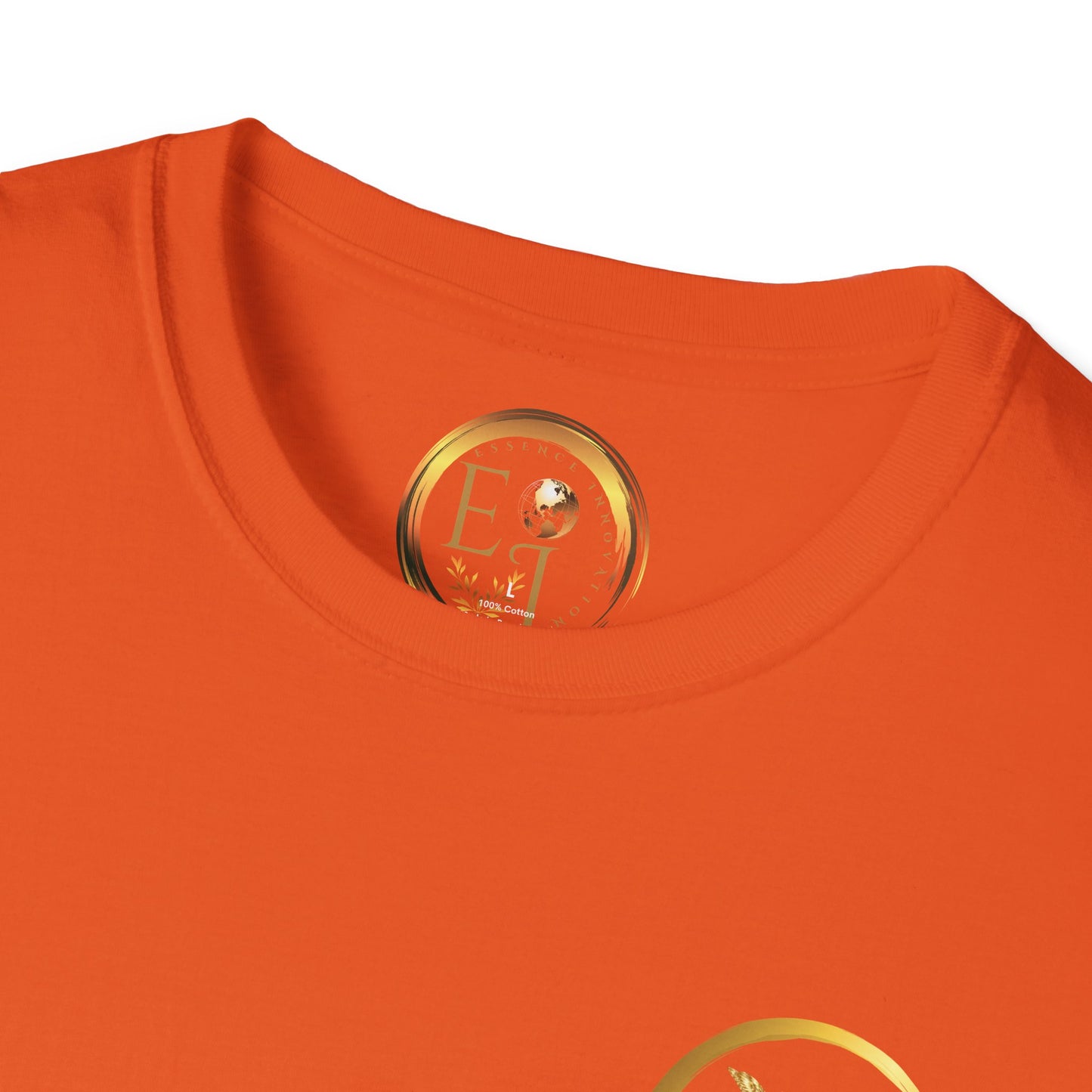 Orange Softstyle Tee | EssenceInnoCreate | Unisex Streetwear