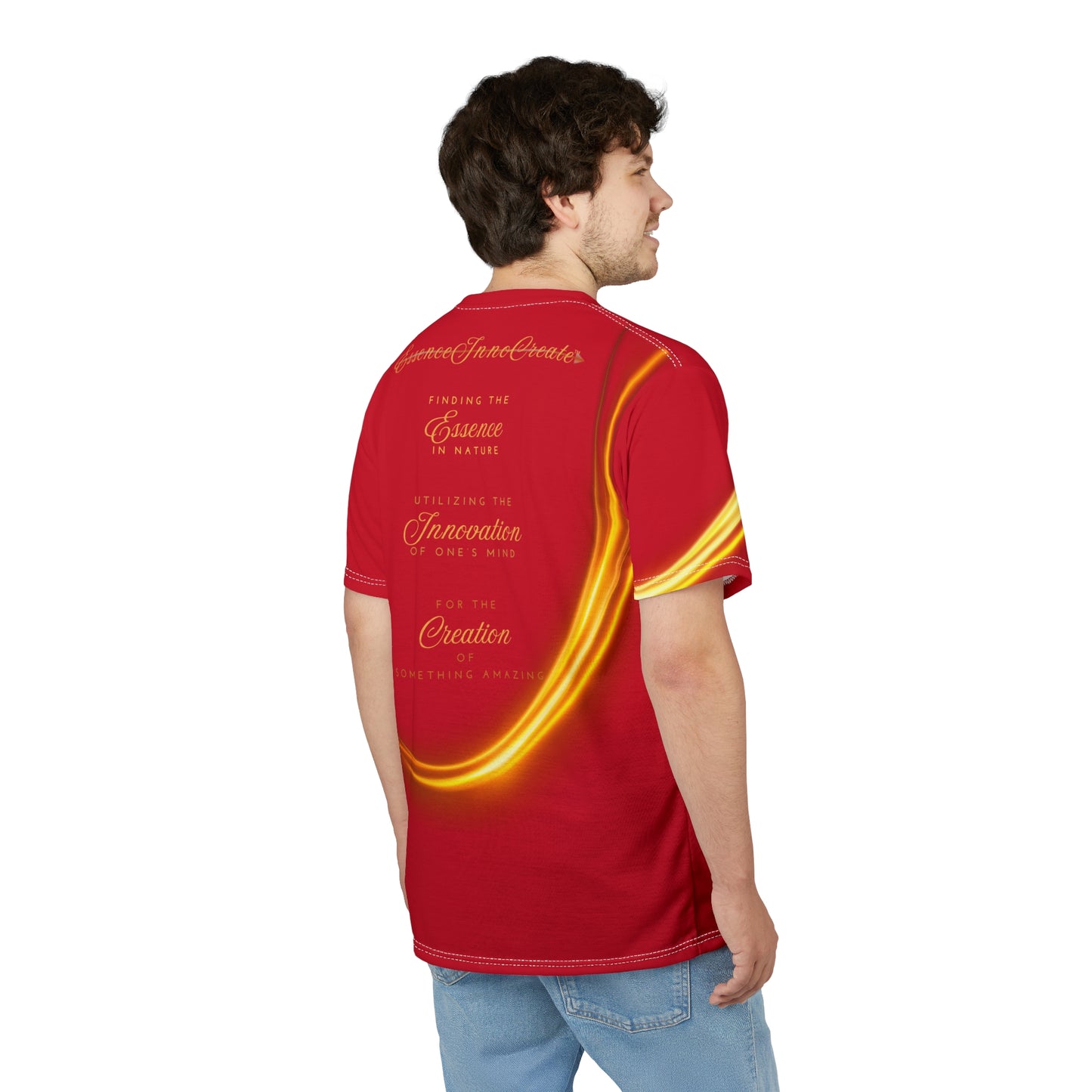 Dark Red Trendsetters Flame Tee | EssenceInnoCreate