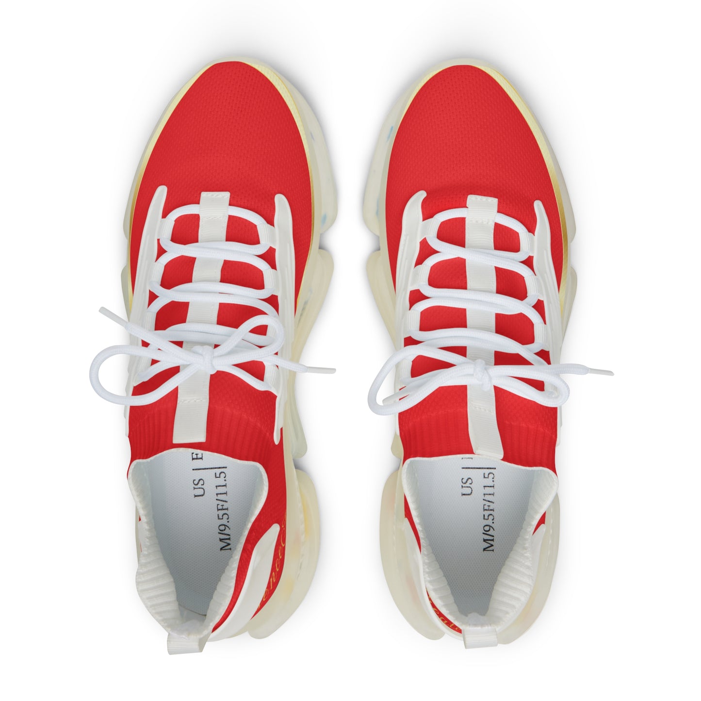 EssenceInnoCreate Red | Men’s White Trim Mesh Sneakers