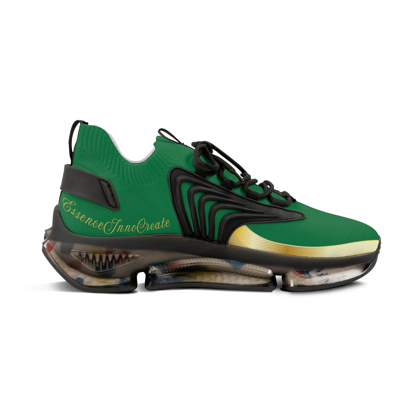 EssenceInnoCreate Green | Men’s Black Trim Mesh Sneakers