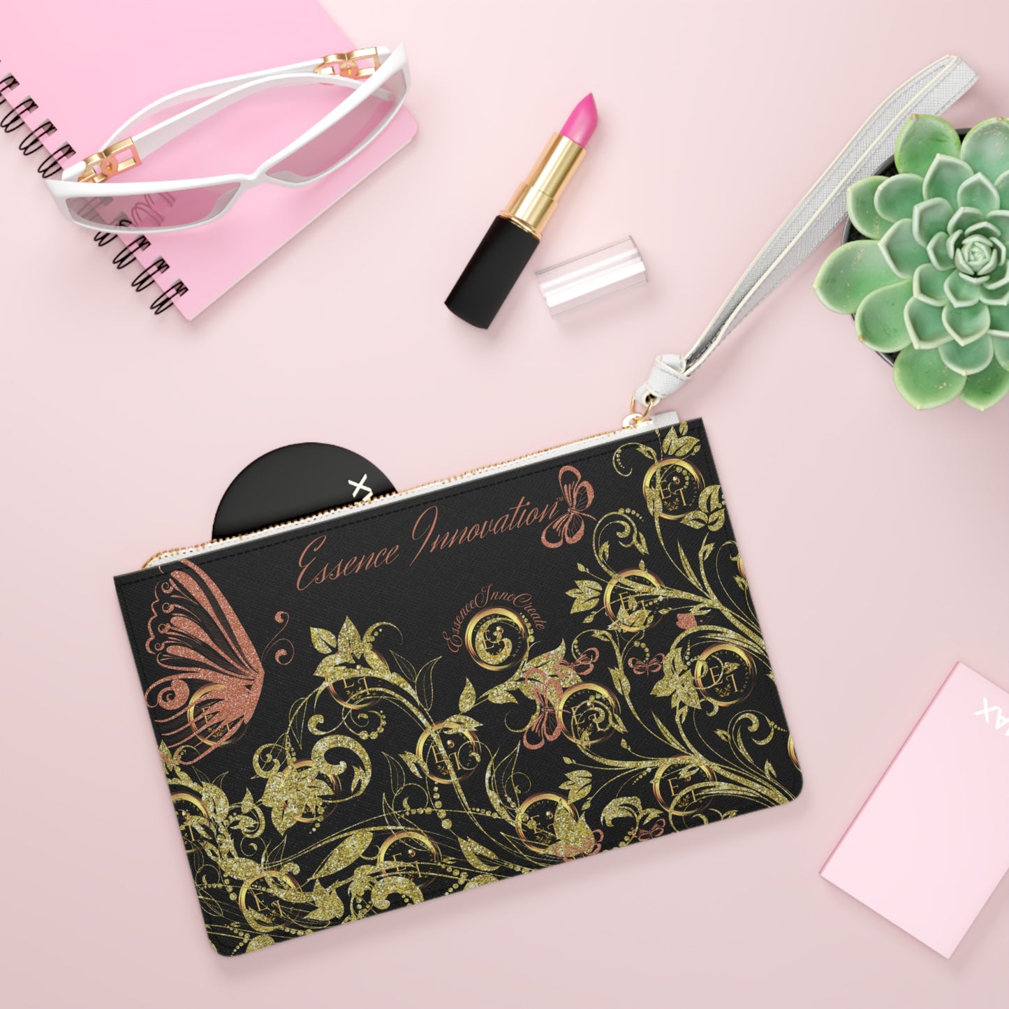 Black Clutch Bag | EssenceInnoCreate | Bold Accessories