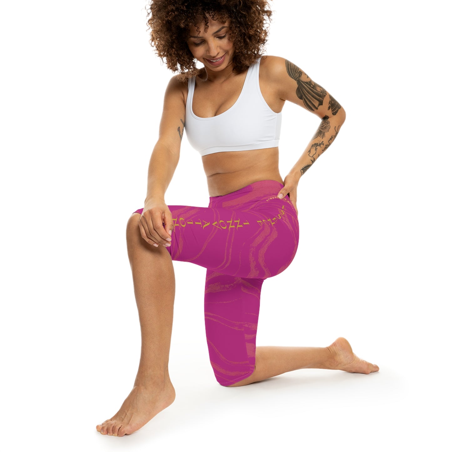Seek More CLS XVIII | Capri Leggings | EI Sports | Dark Pink