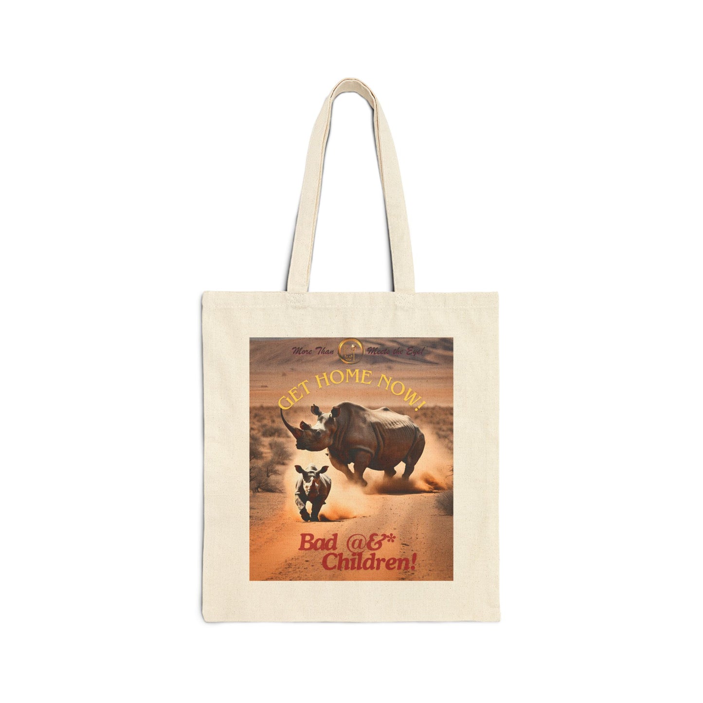 Playful Cotton Canvas Tote Bag - Fun Gift for Kids, Eco-Friendly, Stylish Carrying Solution for School, Shopping, and Adventure