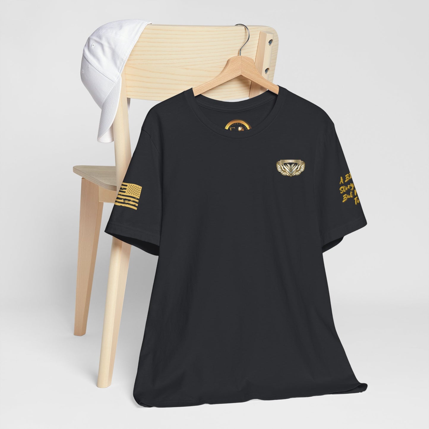 Essence Vintage Veteran Tee – Faded Black Tribute Tee