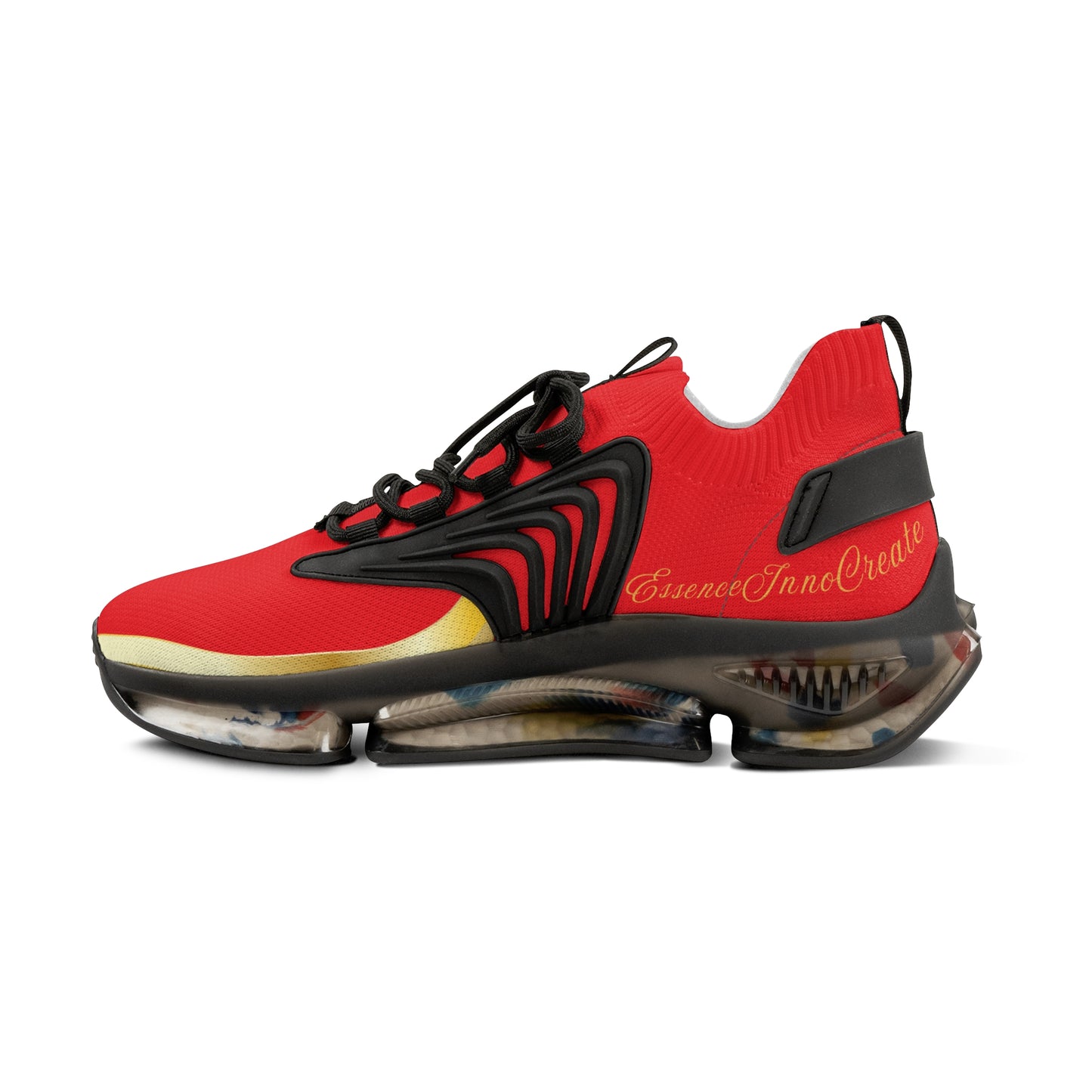 EssenceInnoCreate Red | Men’s Black Trim Mesh Sneakers
