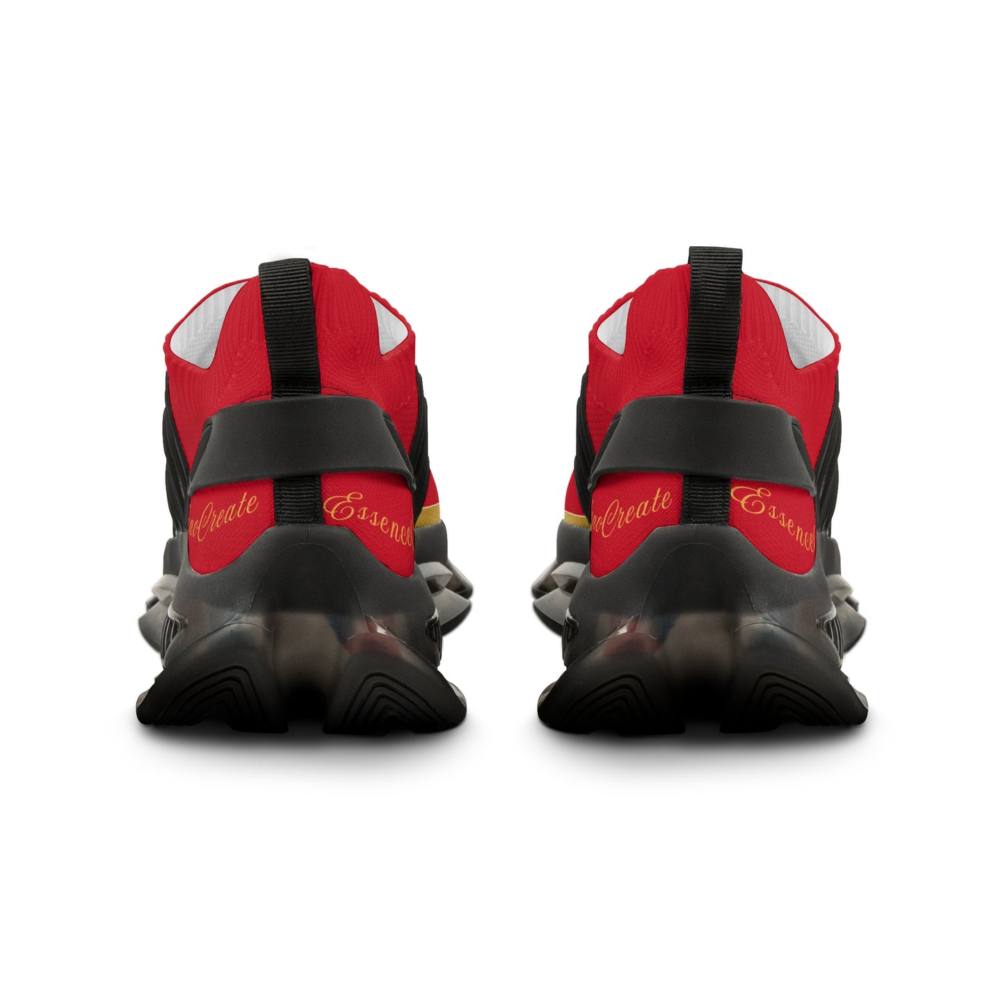 EssenceInnoCreate Dark Red | Men’s Black Trim Mesh Sneakers