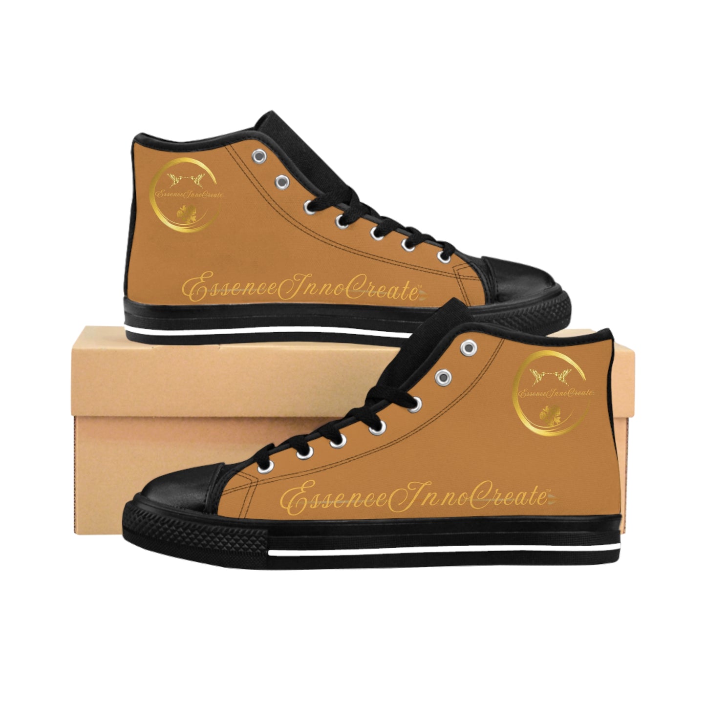 Ladies EssenceInnoCreate Streetwear | HighTop Sneakers | Light Brown