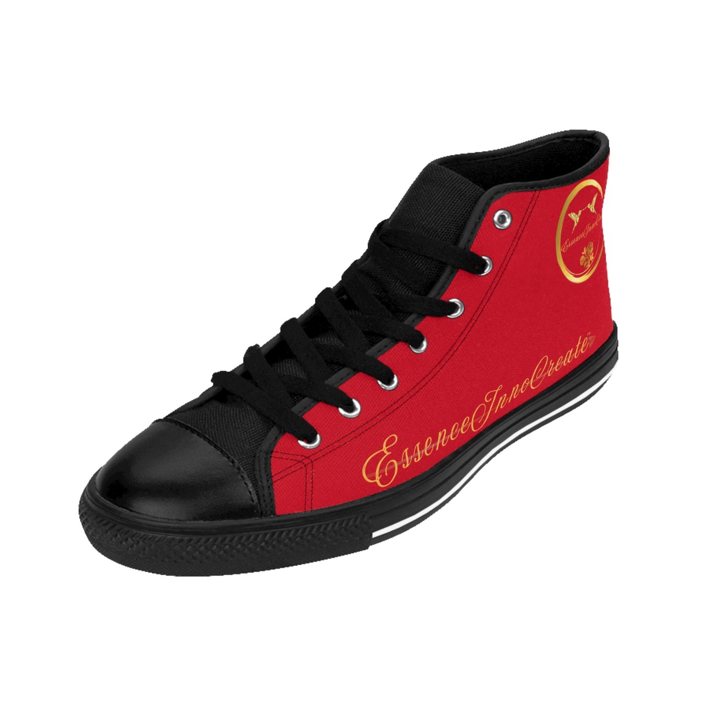 Ladies EssenceInnoCreate Streetwear | HighTop Sneakers | Dark Red