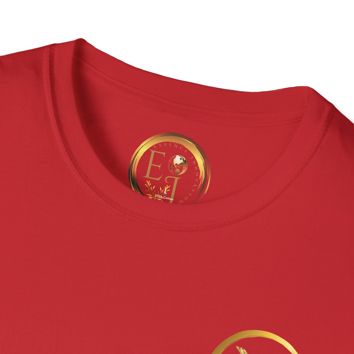 Red Softstyle Tee | EssenceInnoCreate | Unisex Streetwear