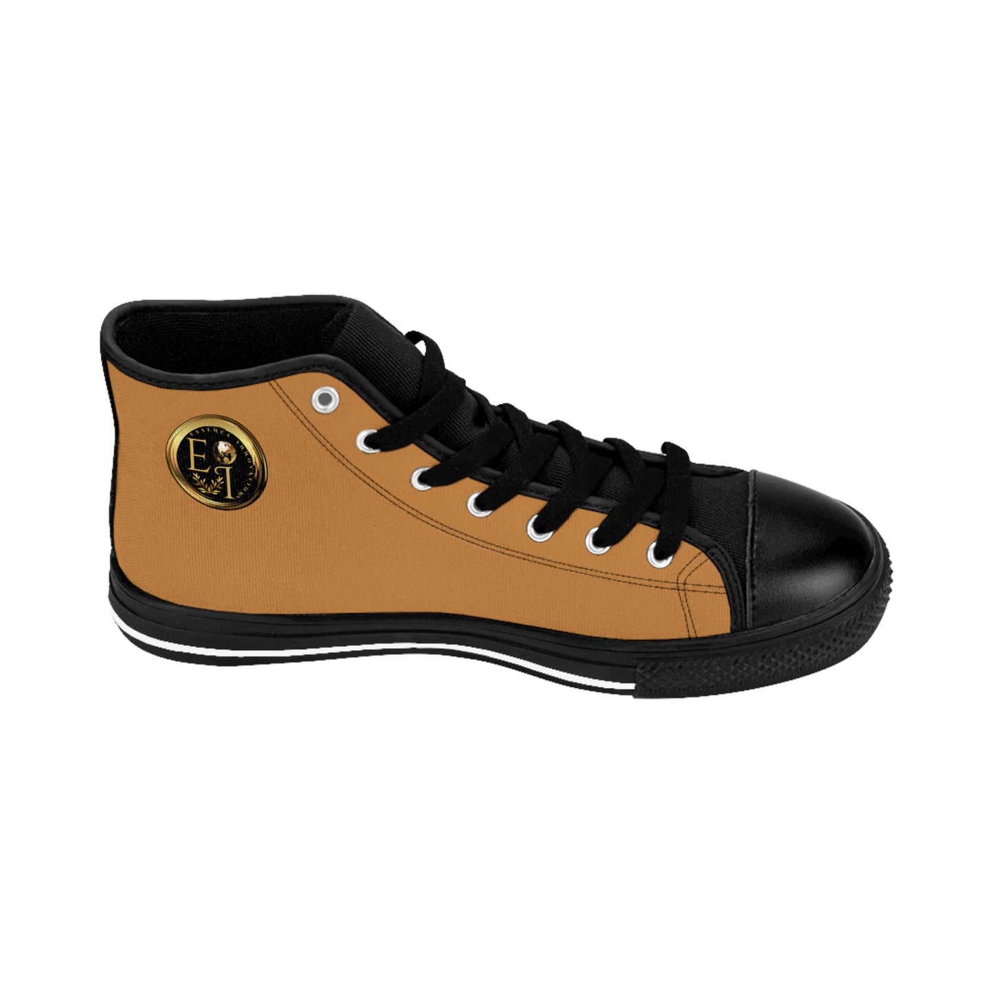 Essence Innovation Mens Streetwear | HighTop Sneakers | Light Brown