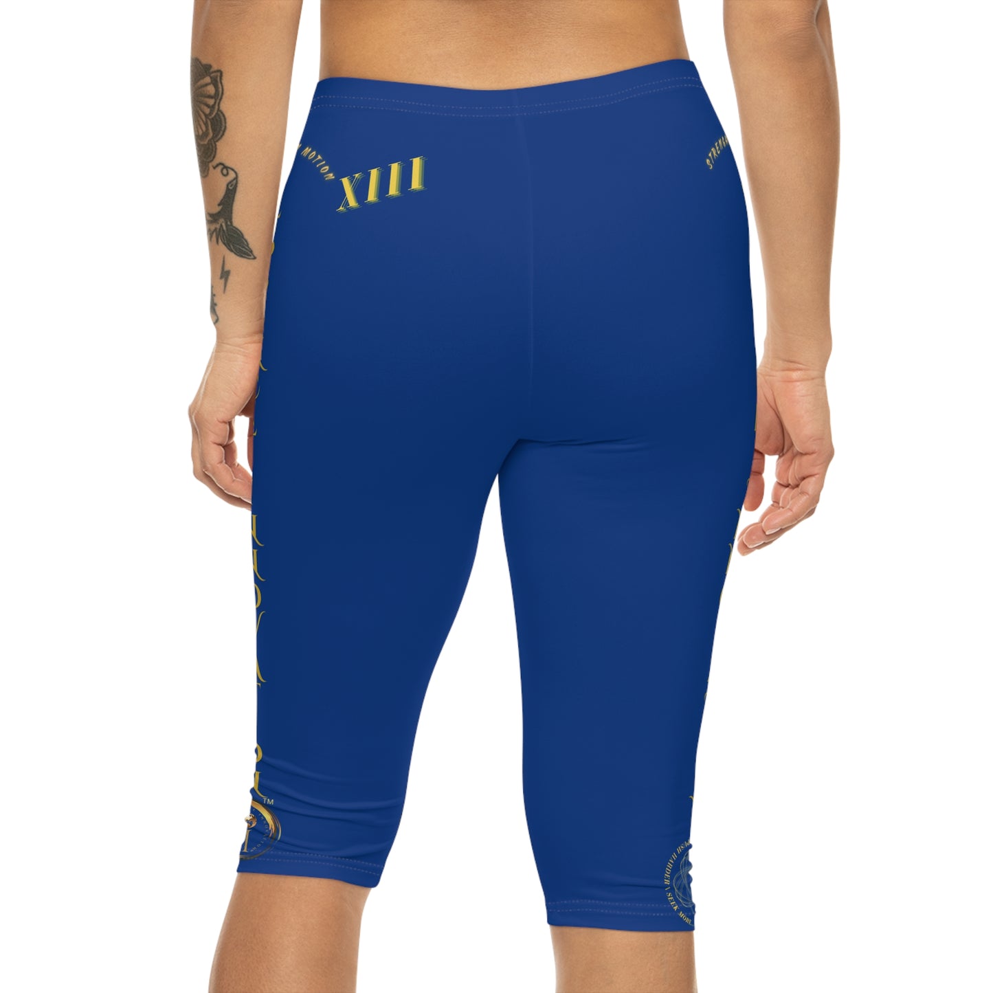 Seek More CL XIII | Capri Leggings | EI Sports | Dark Blue