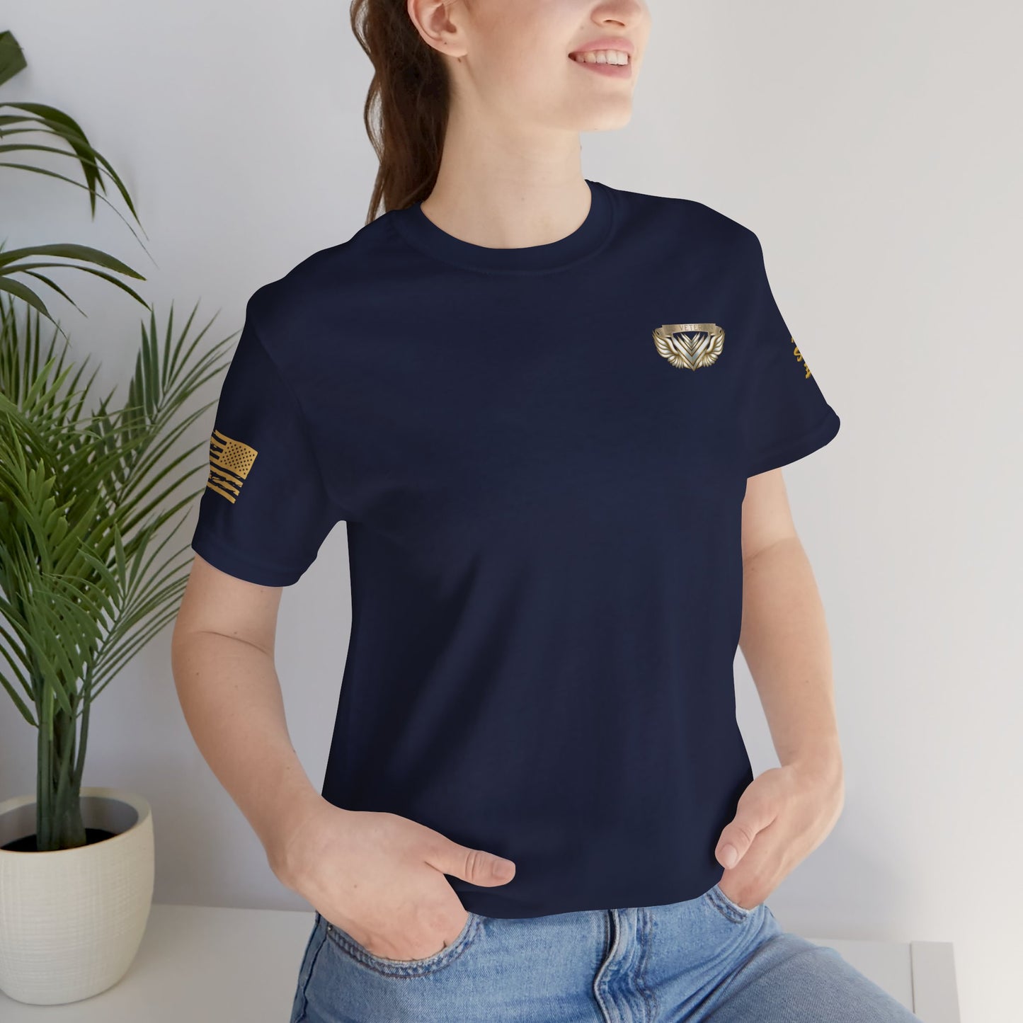 Essence Navy Veteran Tee – Deep Patriotic T-Shirt