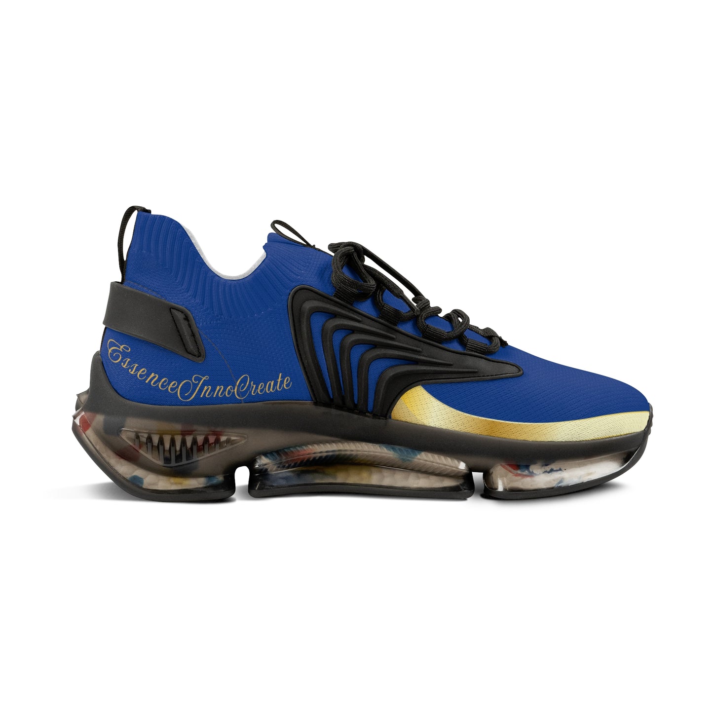 EssenceInnoCreate Dark Blue | Men’s Black Trim Mesh Sneakers