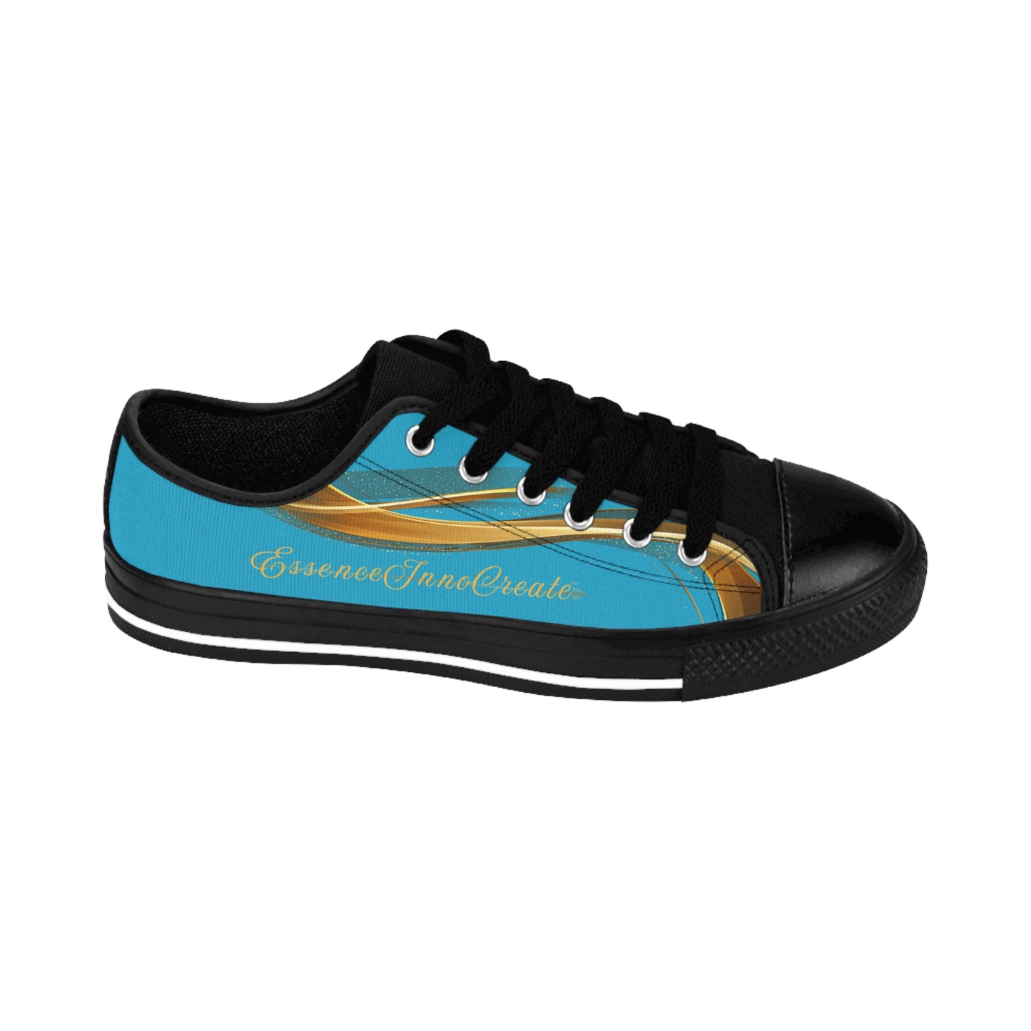 Ladies EssenceInnoCreate Striped | LowTop Sneakers | Turquoise