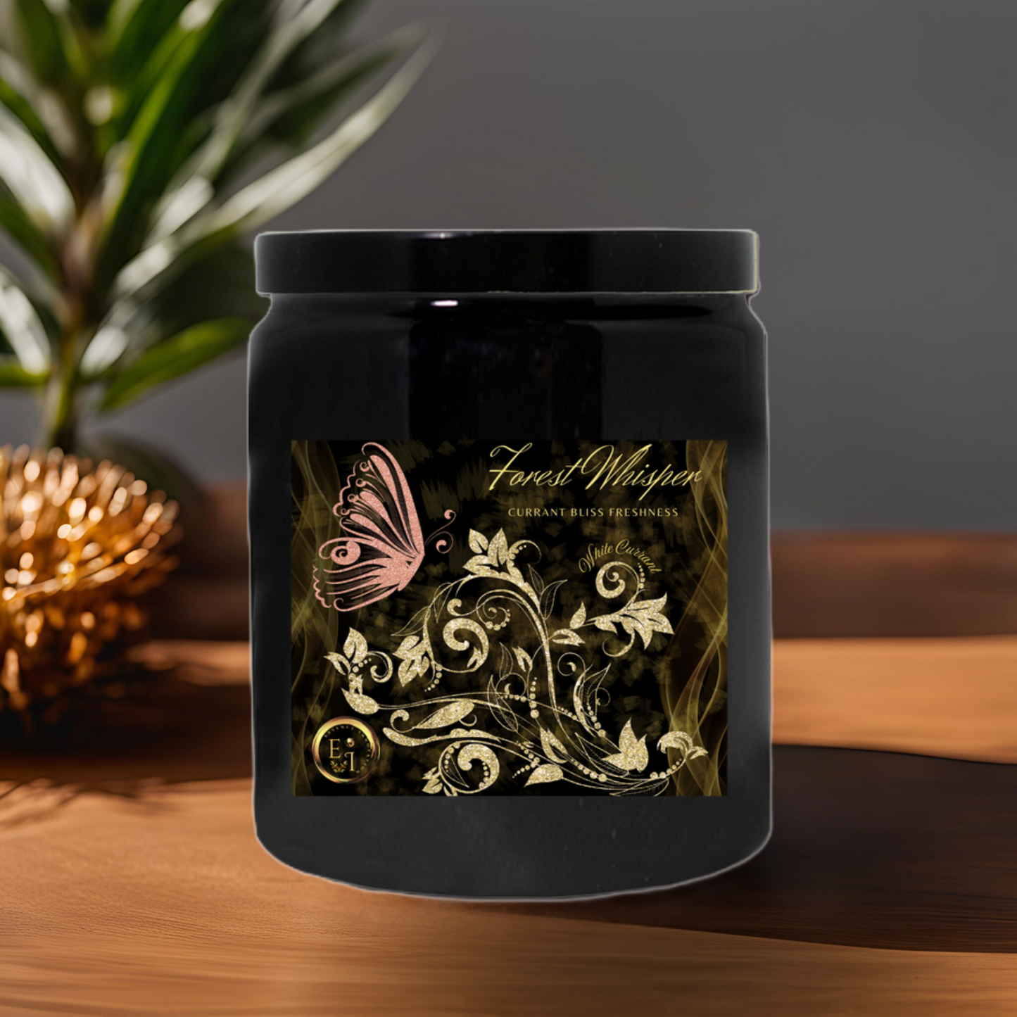 Forest Whisper Currant Bliss | White Currant | Luxury Ceramic Candle