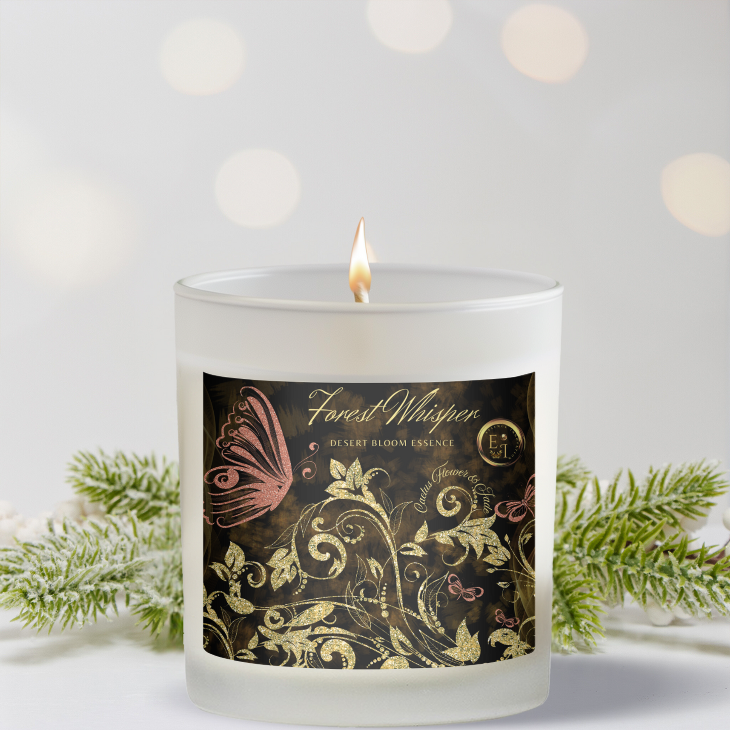 Desert Bloom Essence | Cactus Flower + Jade | Luxury Scented Candles 11oz