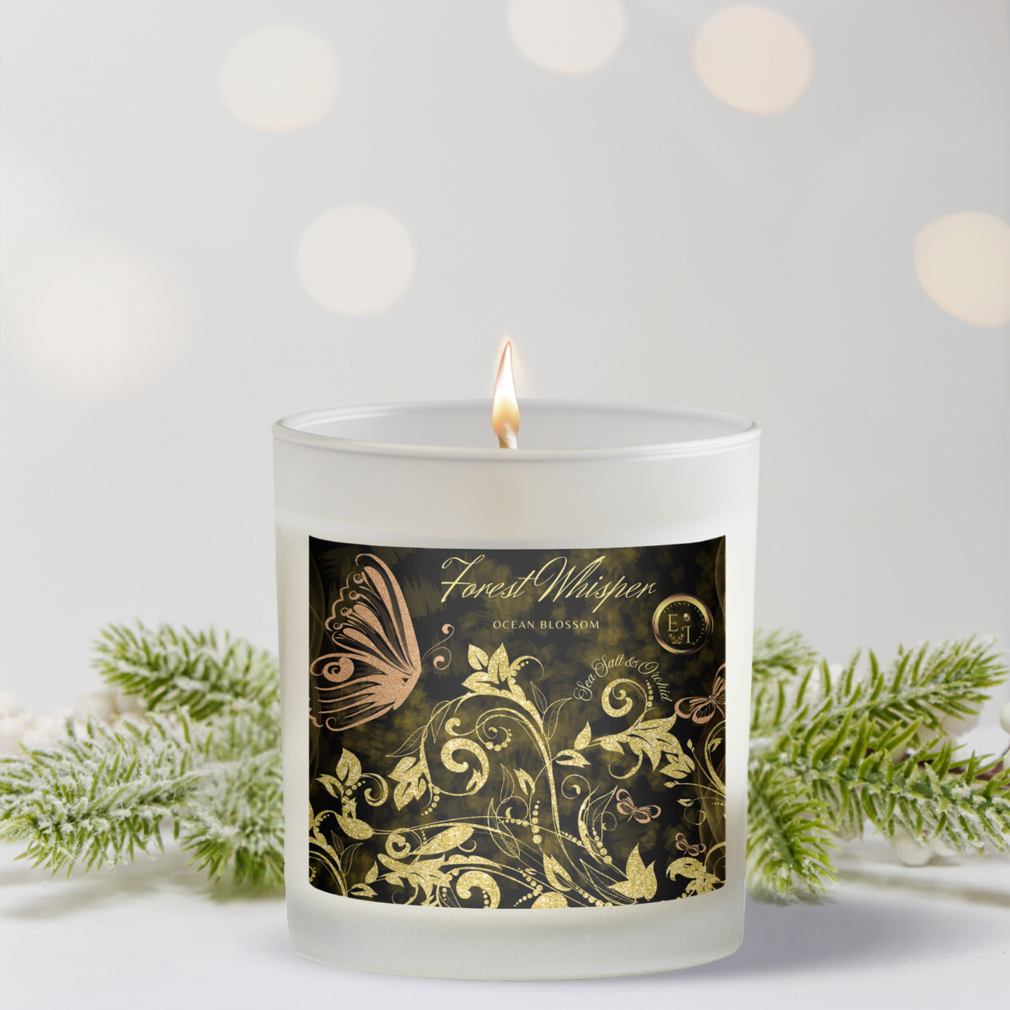 Ocean Blossom | Sea Salt + Orchid | Luxury Scented Candles 11oz