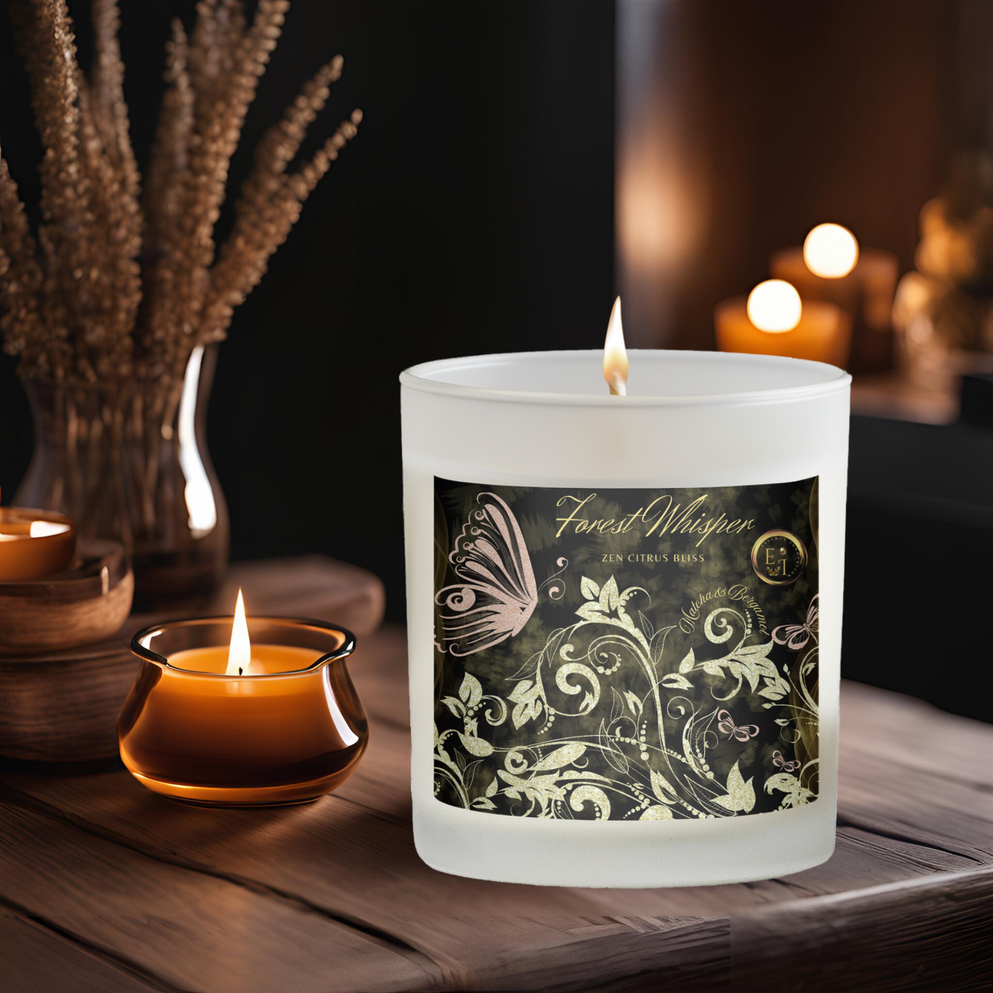 Zen Citrus Bliss | Matcha + Bergamot | Luxury Scented Candles 11oz