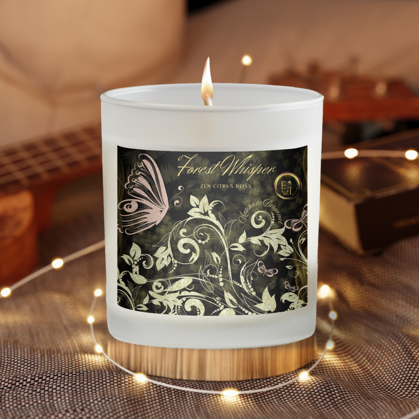 Zen Citrus Bliss | Matcha + Bergamot | Luxury Scented Candles 11oz