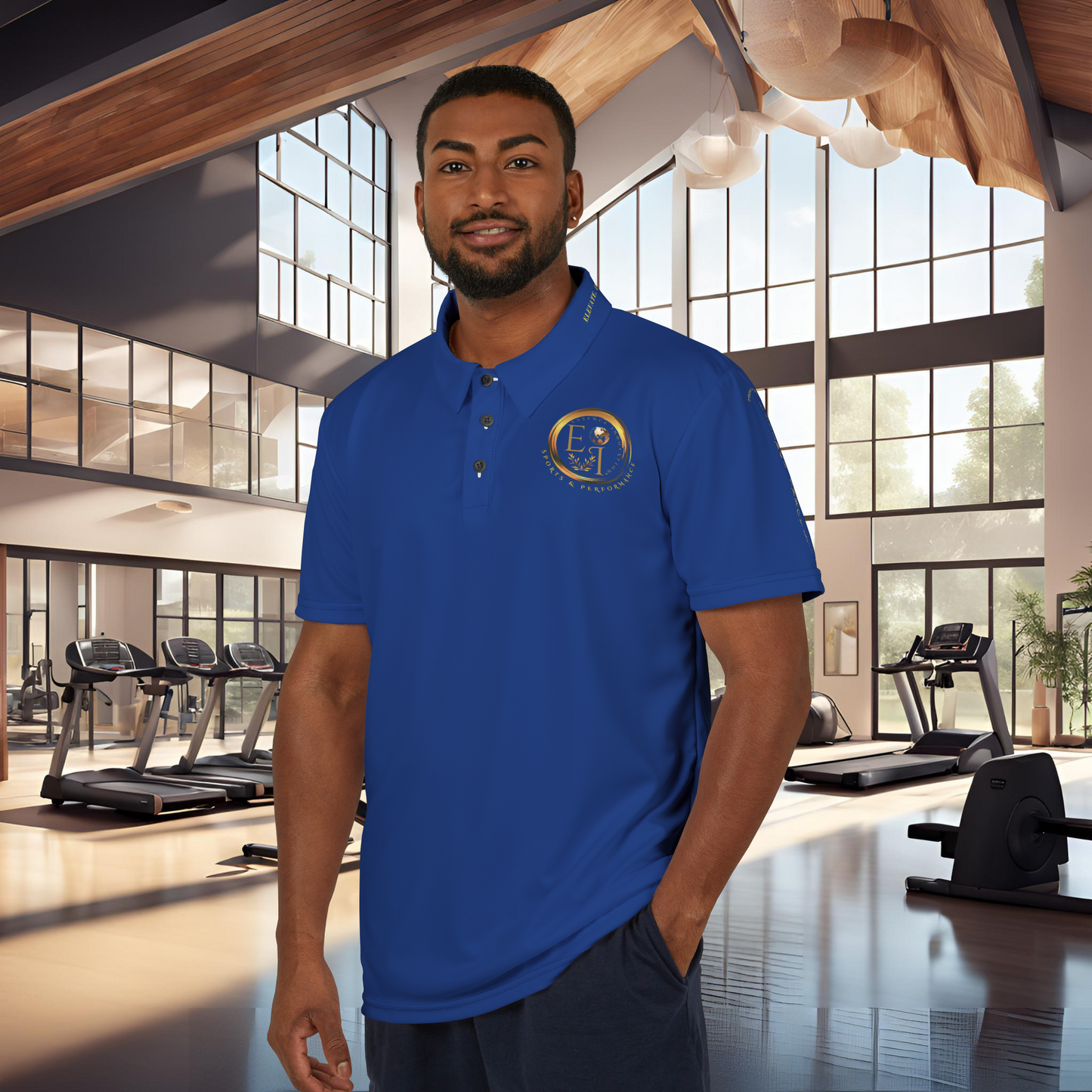 Seek More Elevation XIII | Unisex Performance Polo Dark Blue | EI Sports