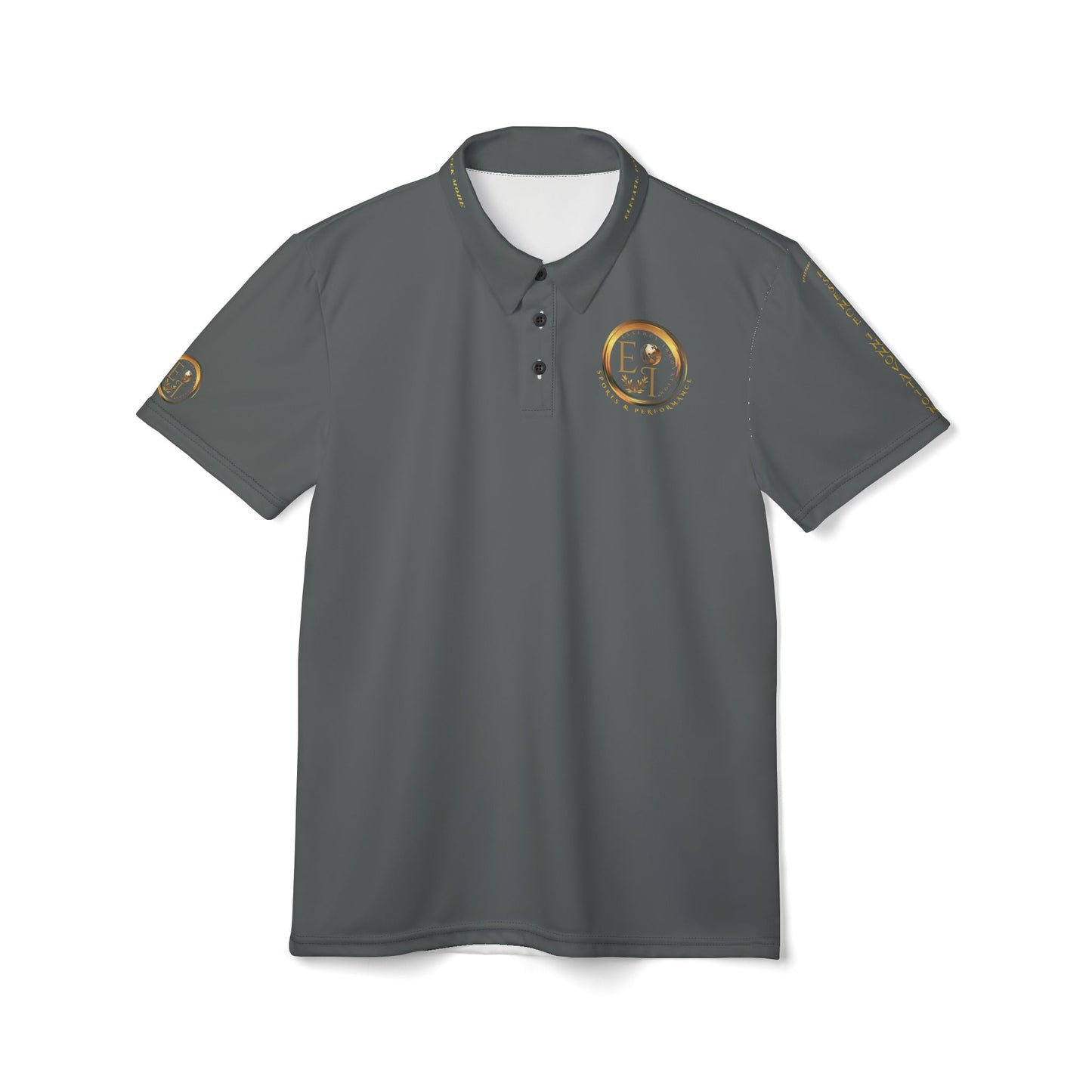 Seek More Elevation VIII | Unisex Performance Polo Dark Grey | EI Sports