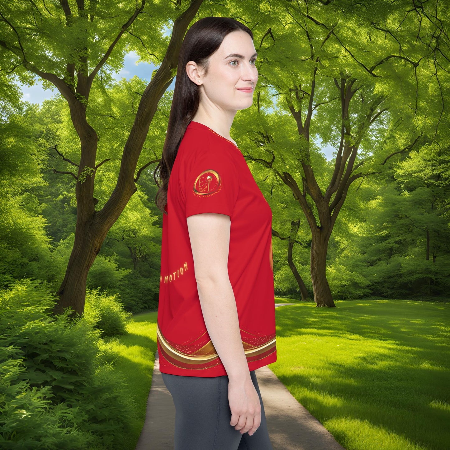 Seek More Luxe~J X | EI Sports Performance Jersey | Dark Red