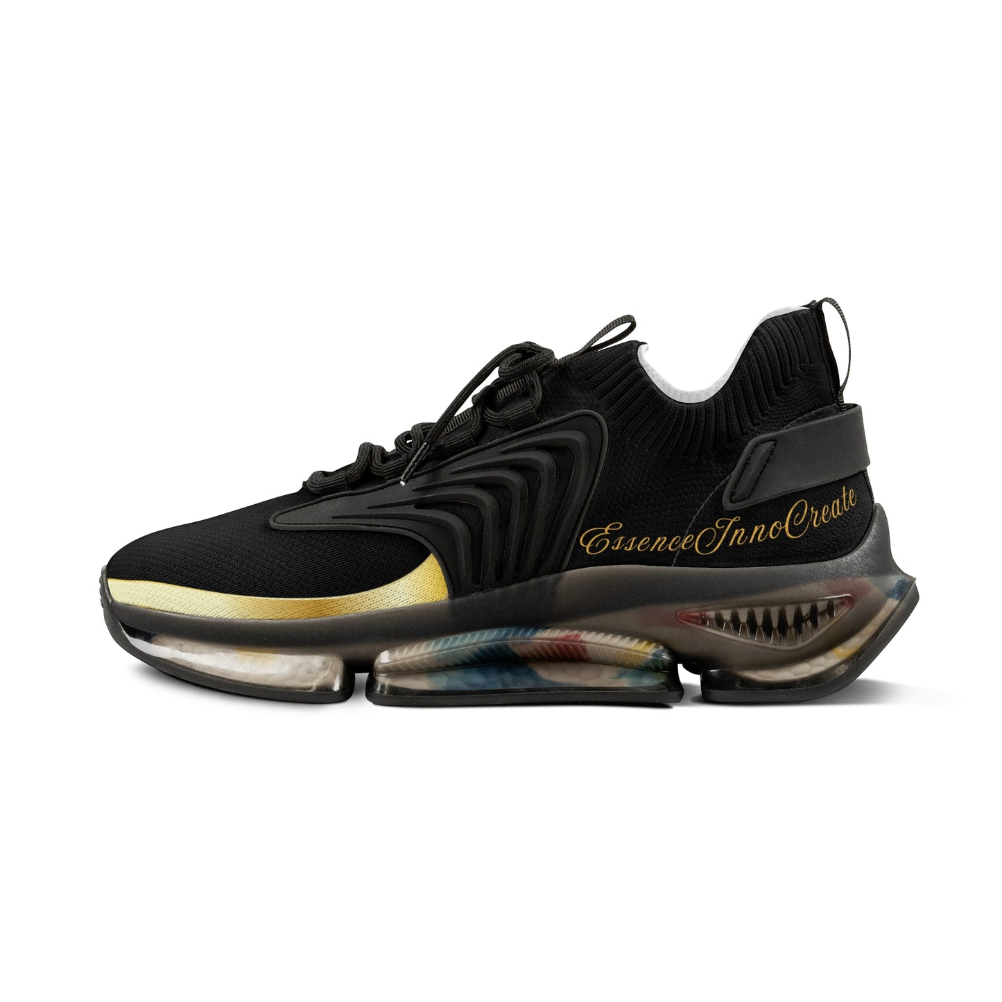 EssenceInnoCreate Black | Men’s Black Trim Mesh Sneakers