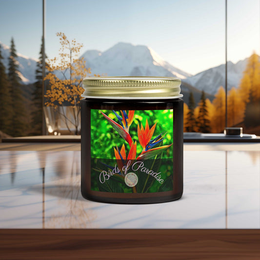 Fragrant Flower | Sunset Bliss Candle | Bird of Paradise | 4oz, 9oz