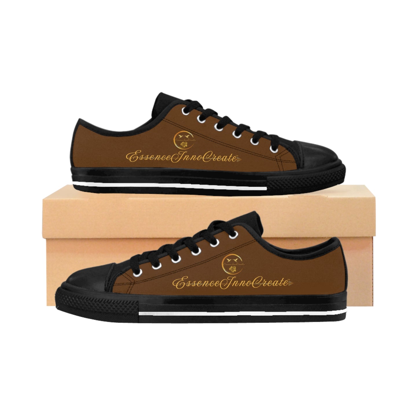Ladies EssenceInnoCreate Streetwear | LowTop Sneakers | Brown