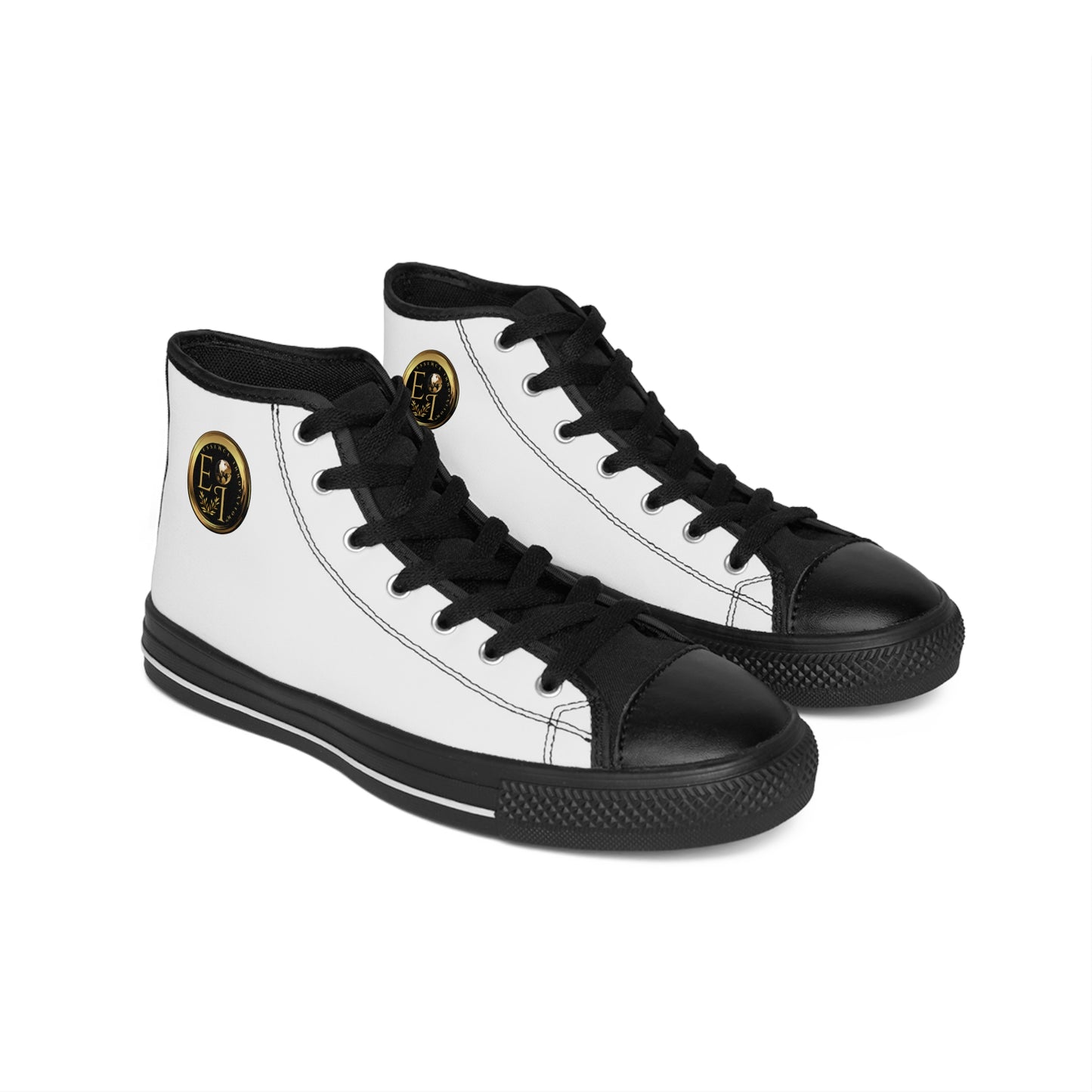 Essence Innovation Mens Streetwear | HighTop Sneakers | White