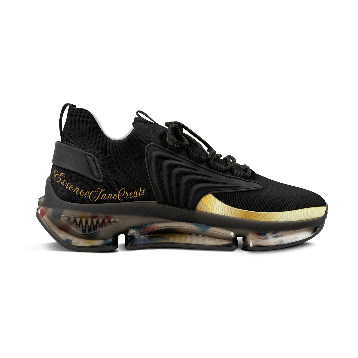 EssenceInnoCreate Black | Men’s Black Trim Mesh Sneakers