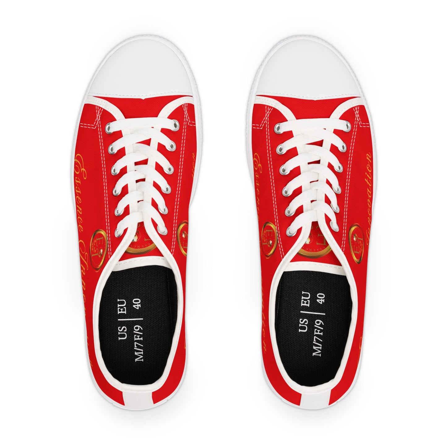 Ladies Essence Innovation Classics | Red | White Sole LowTops