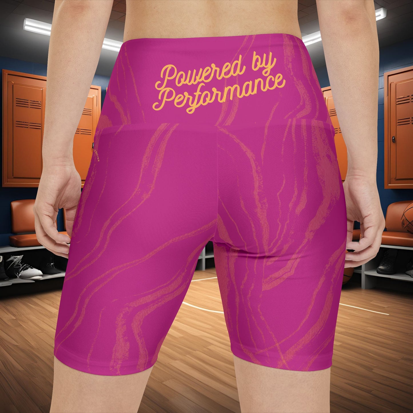 Seek More WSS XVIII | EI Sports Workout Shorts Striped | Pink