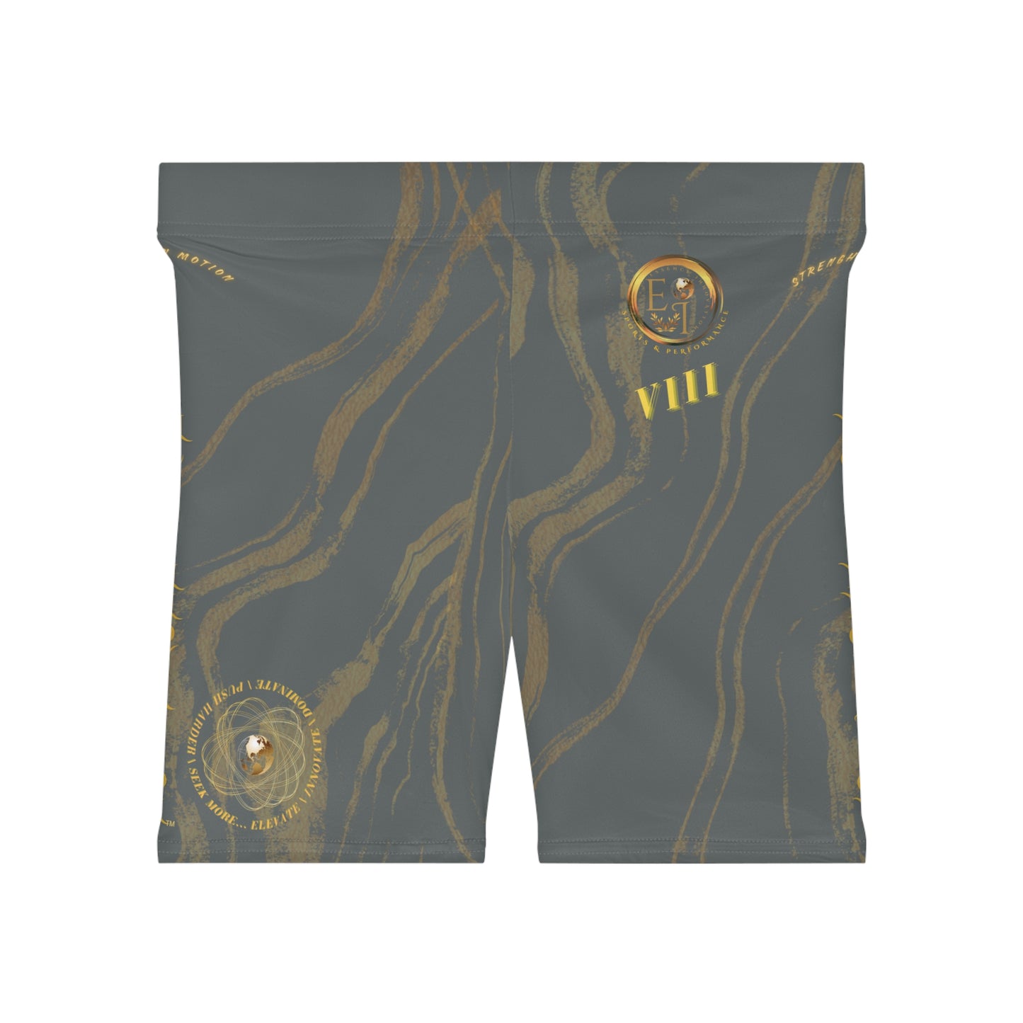 Seek More BSS VIII | EI Sports Biker Shorts | Dark Grey