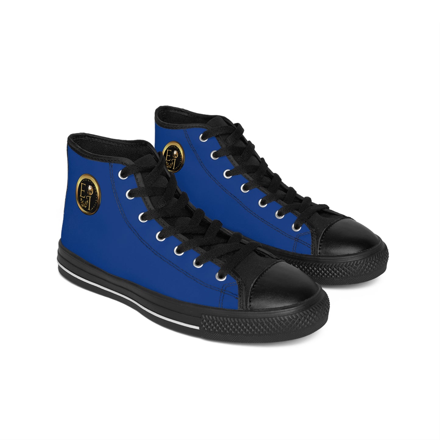 Essence Innovation Mens Streetwear | HighTop Sneakers | Dark Blue