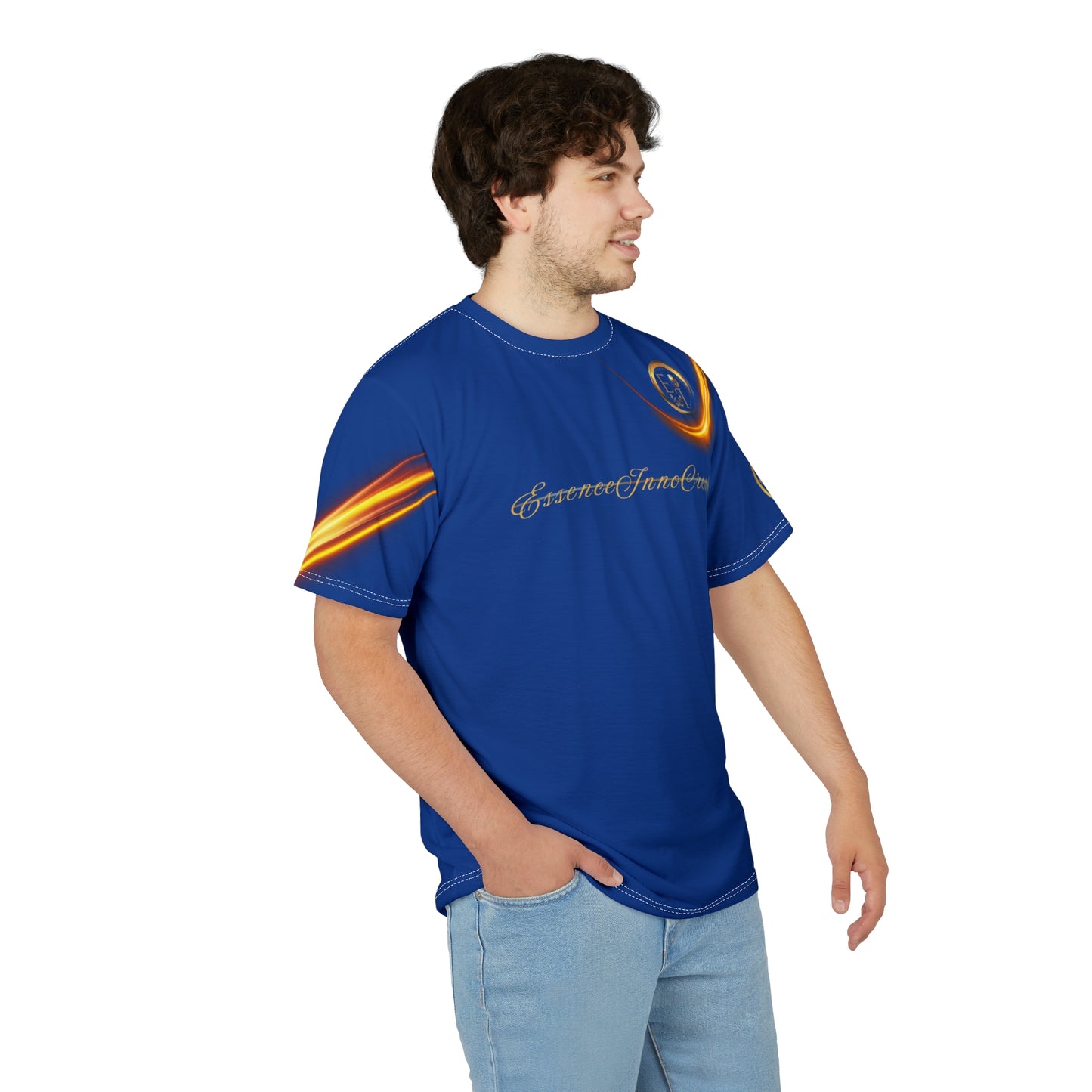 Dark Blue Trendsetters Flame Tee | EssenceInnoCreate