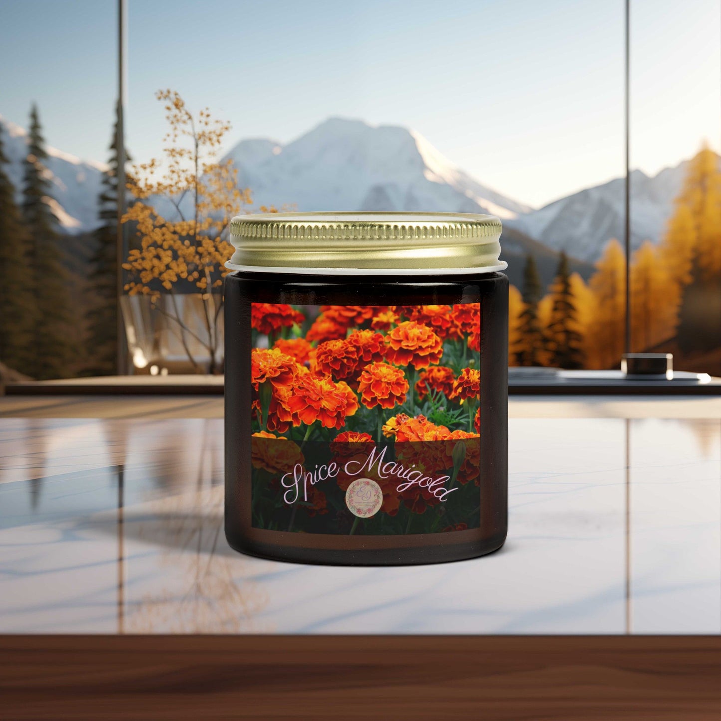 Fragrant Flower | Spicehaven Candle | Marigold | 4oz, 9oz