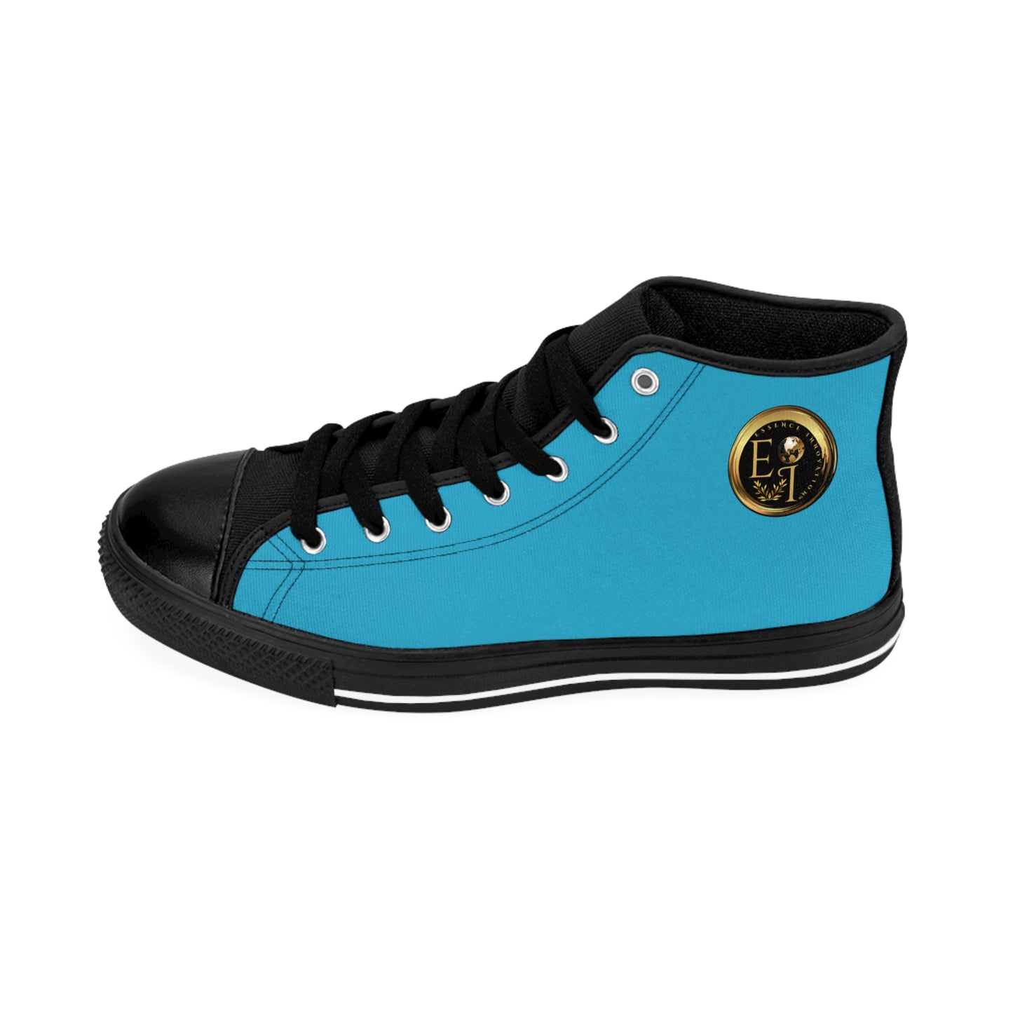 Essence Innovation Mens Streetwear | HighTop Sneakers | Turquoise