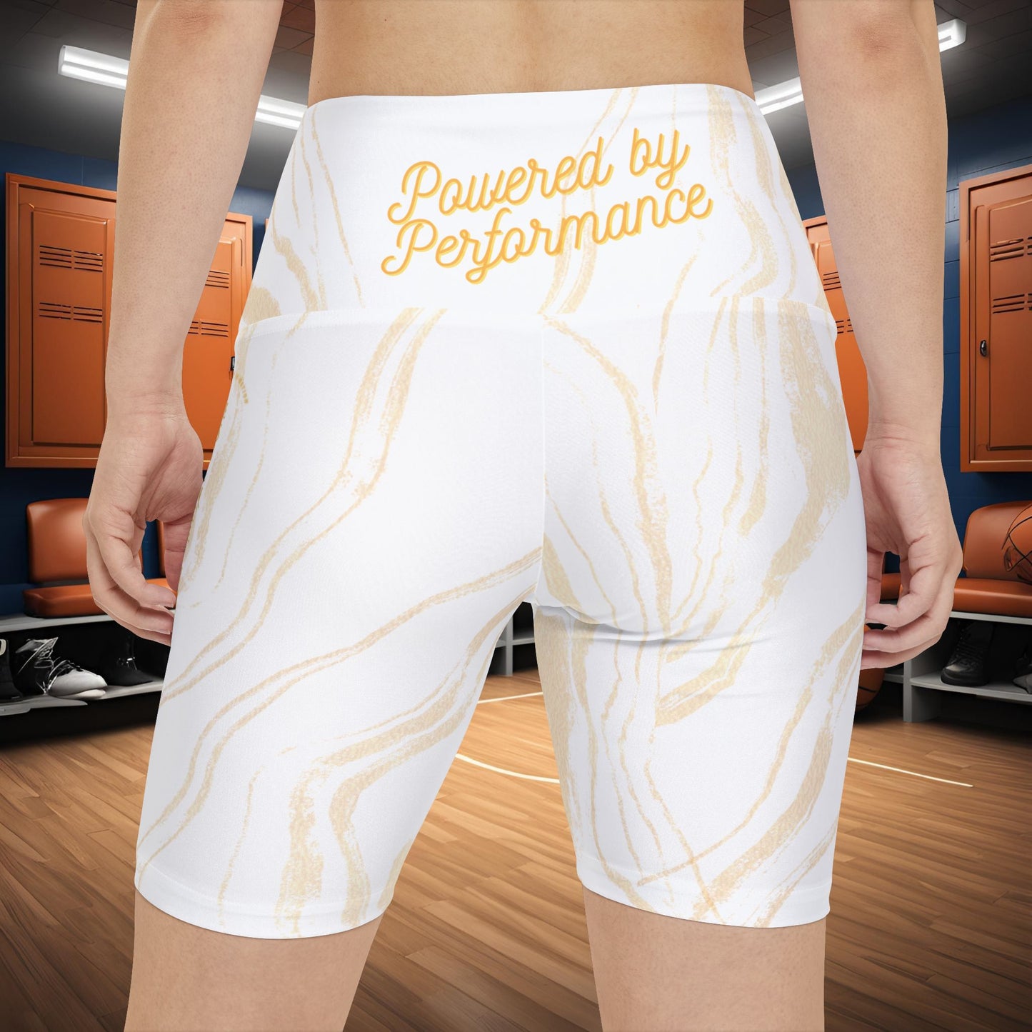 Seek More WSS VI | EI Sports Workout Shorts Striped | White