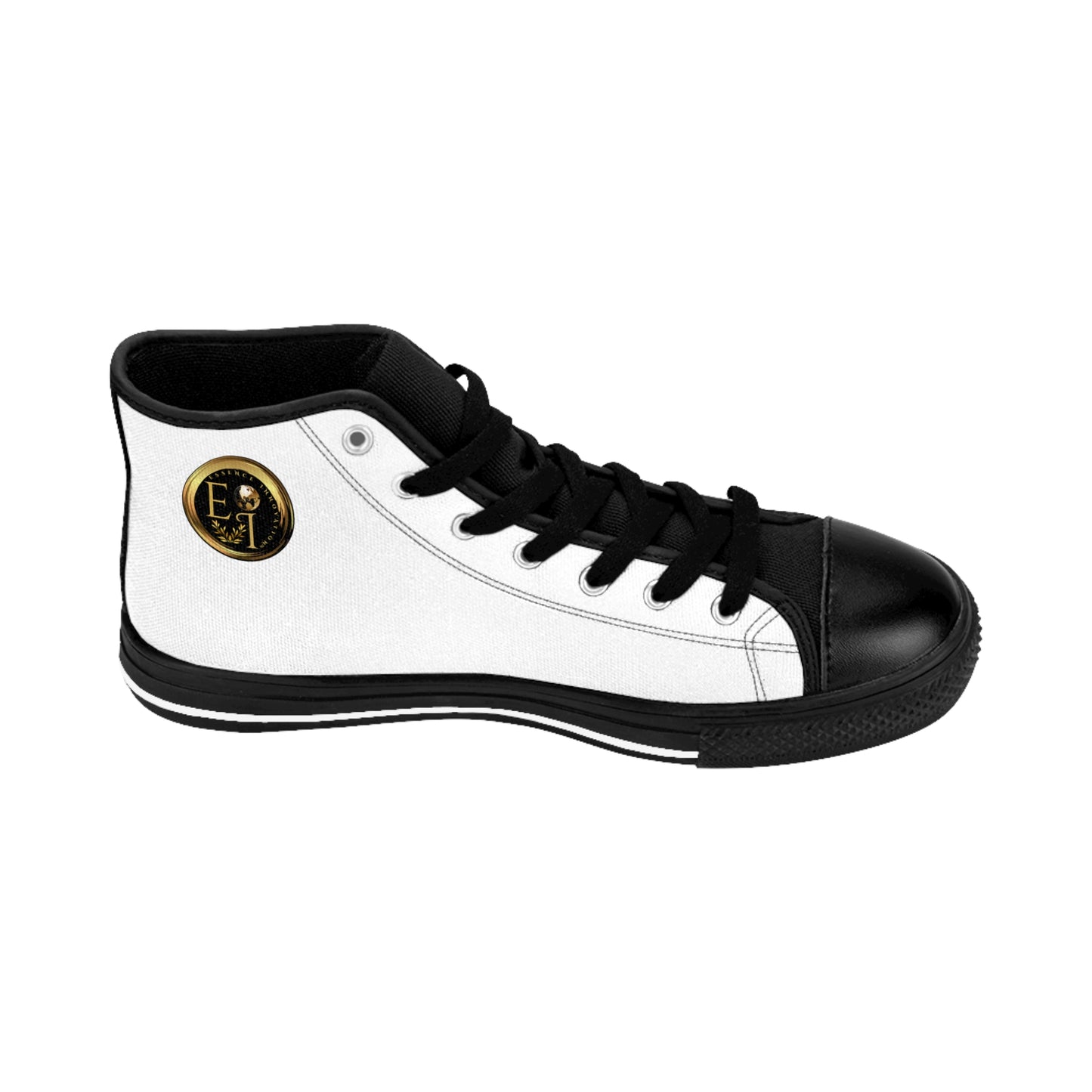 Essence Innovation Mens Streetwear | HighTop Sneakers | White