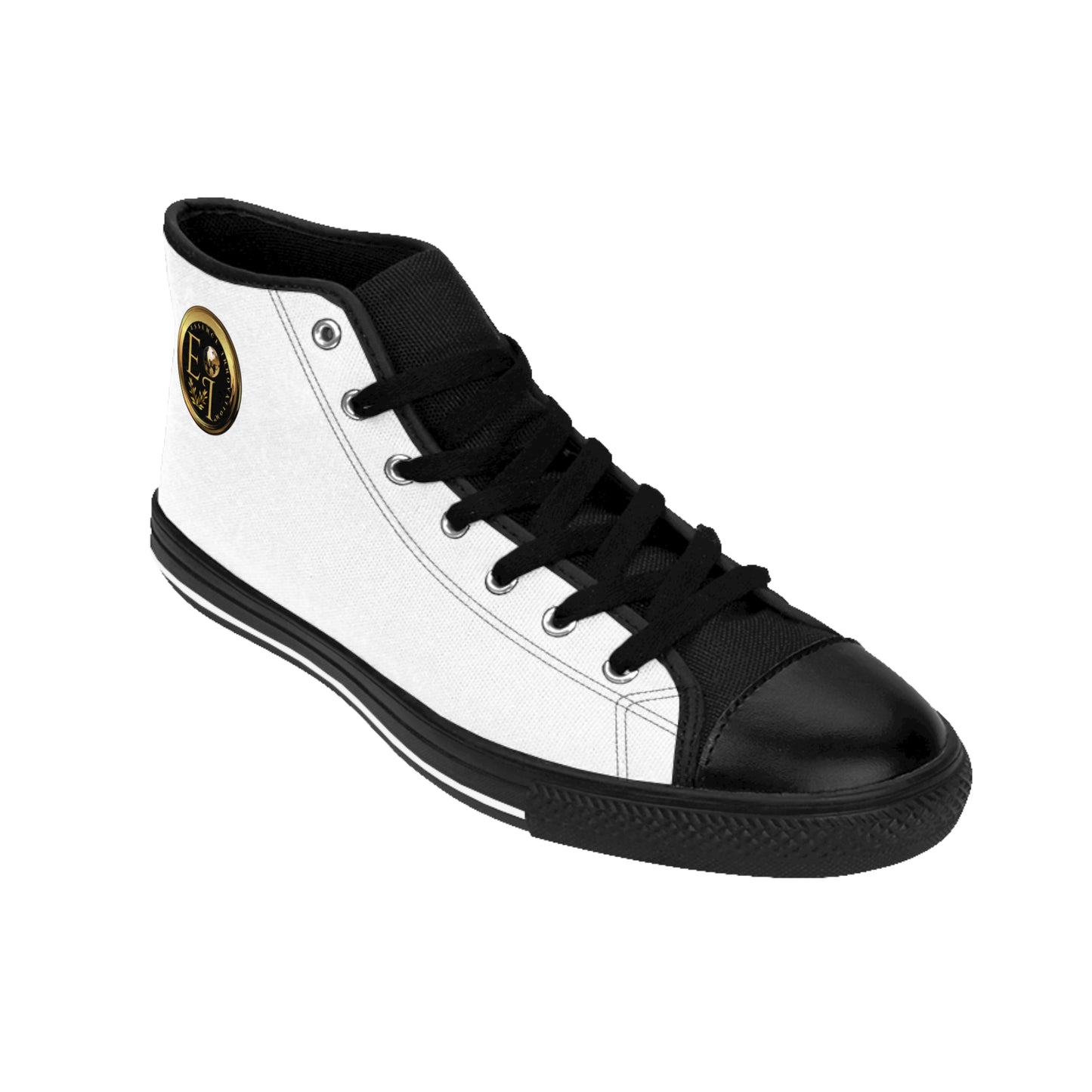 Essence Innovation Mens Streetwear | HighTop Sneakers | White