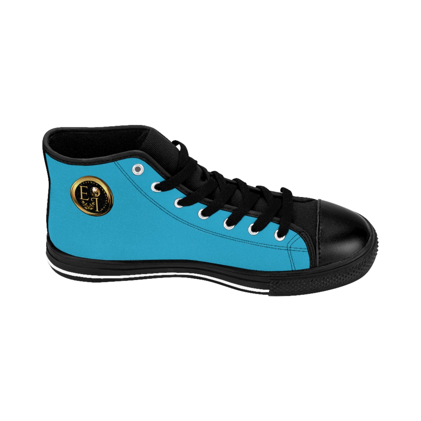 Essence Innovation Mens Streetwear | HighTop Sneakers | Turquoise