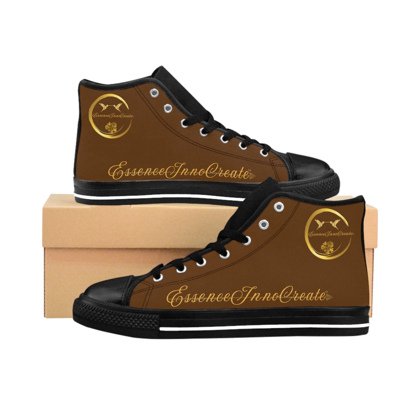 Ladies EssenceInnoCreate Streetwear | HighTop Sneakers | Brown