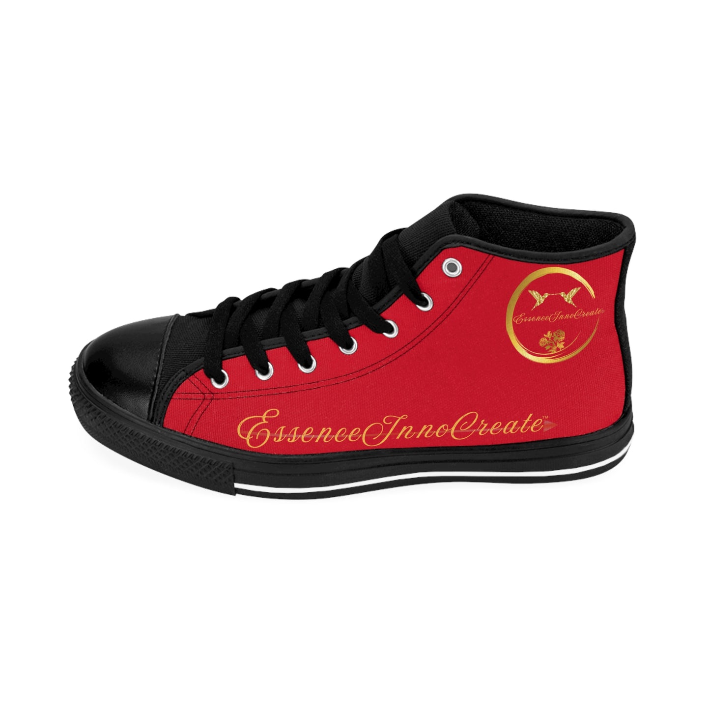 Ladies EssenceInnoCreate Streetwear | HighTop Sneakers | Dark Red