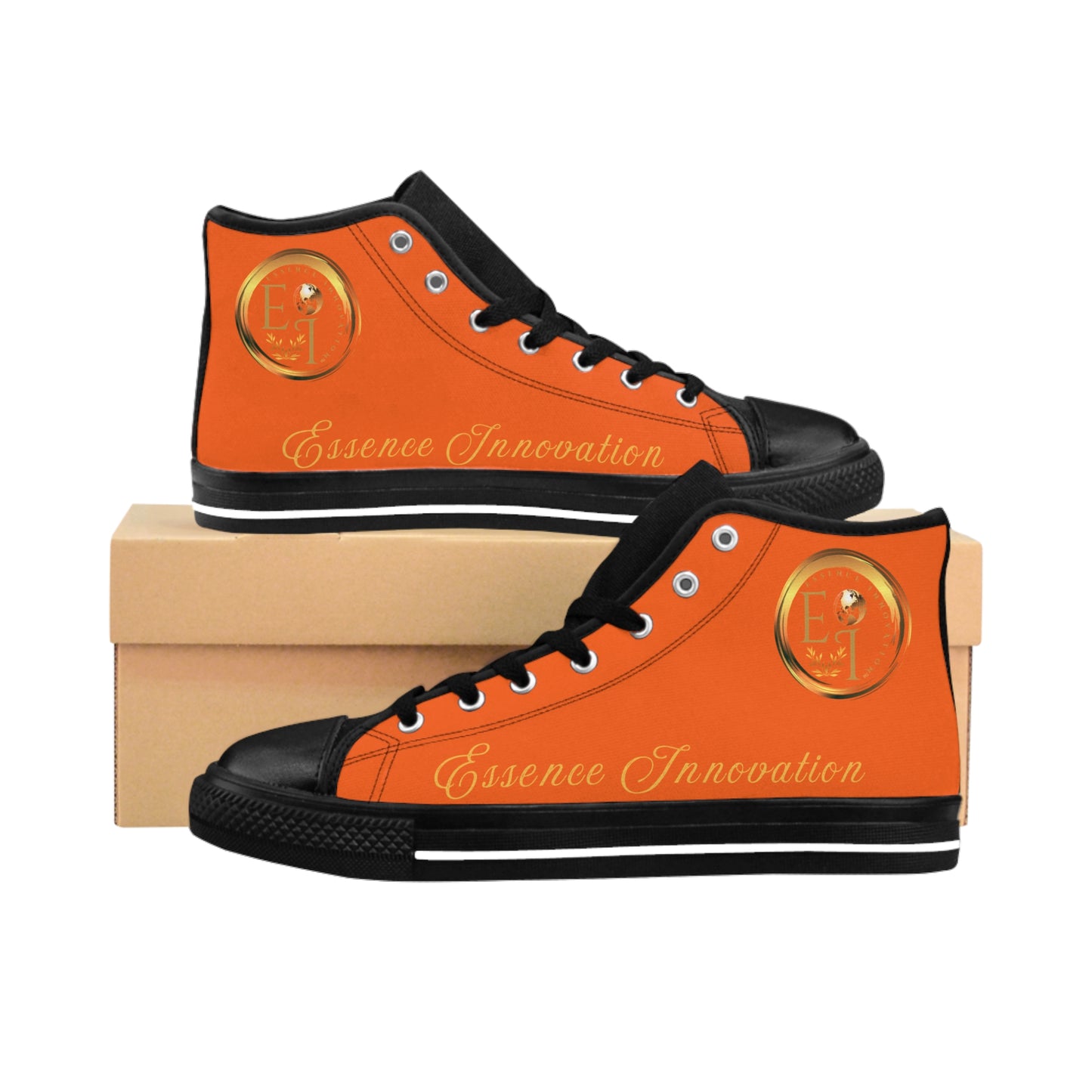 Ladies Essence Innovation Classics | Orange | Black Sole HighTops
