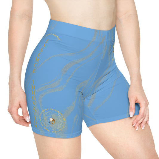 Seek More BSS XIV | EI Sports Biker Shorts | Light Blue