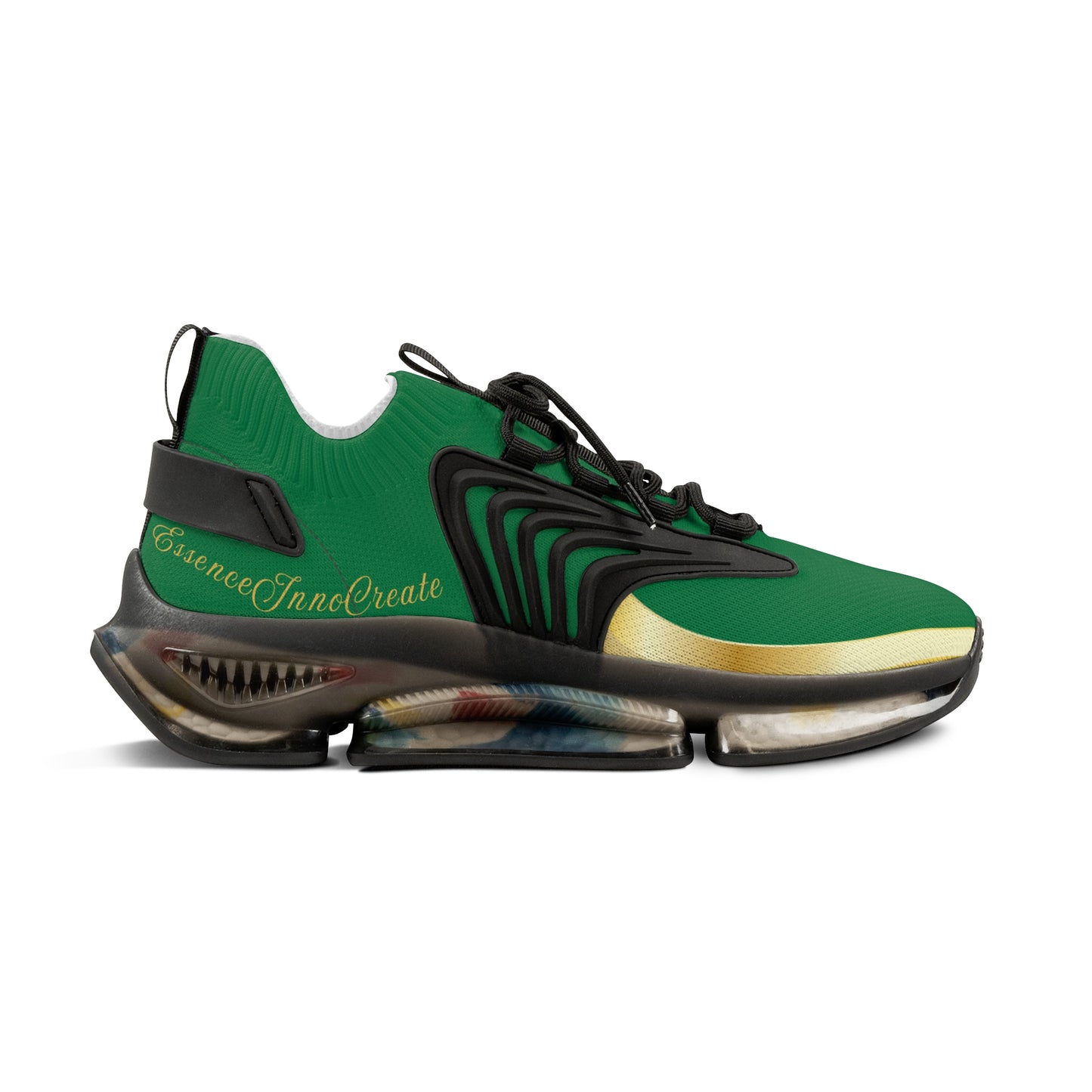 EssenceInnoCreate Green | Men’s Black Trim Mesh Sneakers