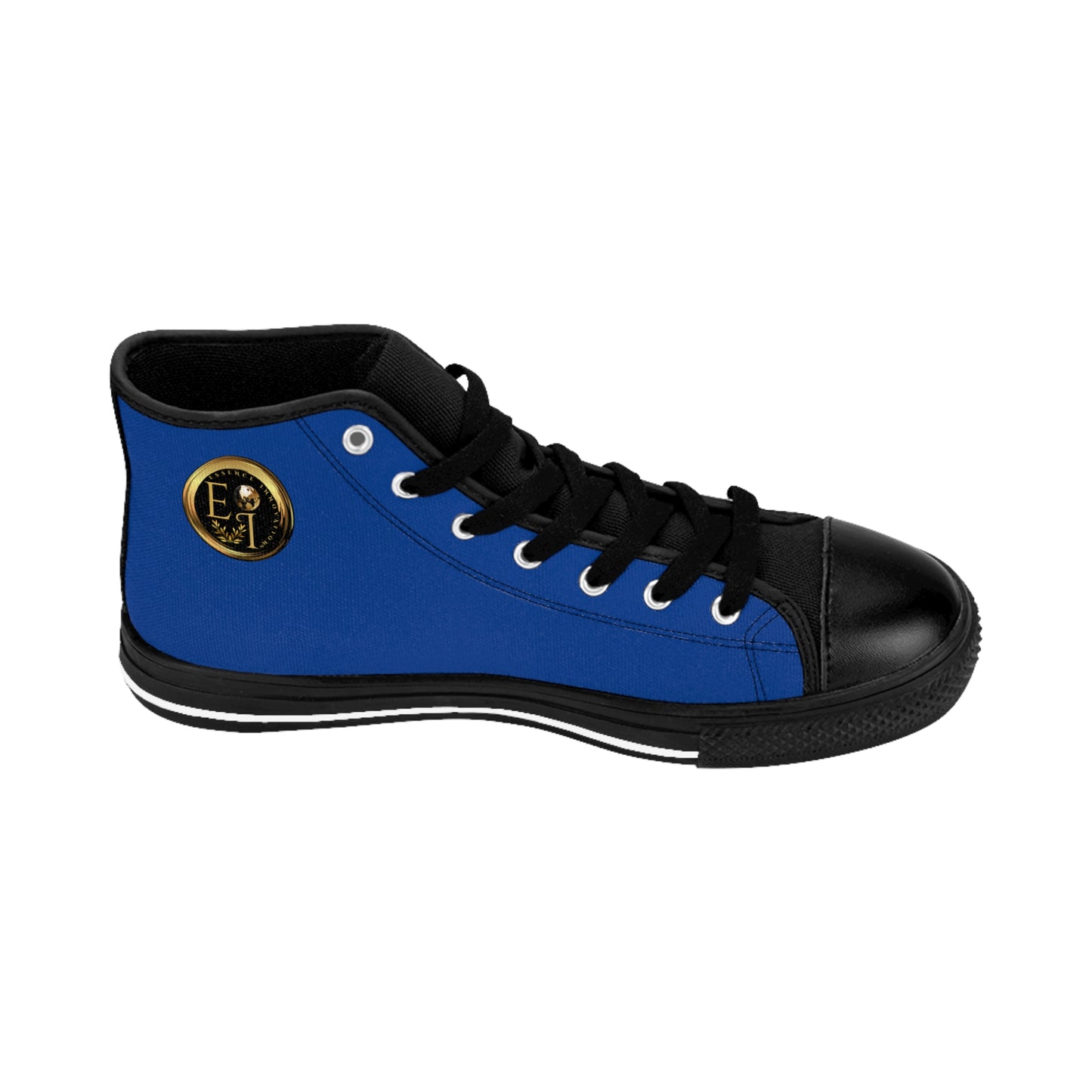 Essence Innovation Mens Streetwear | HighTop Sneakers | Dark Blue